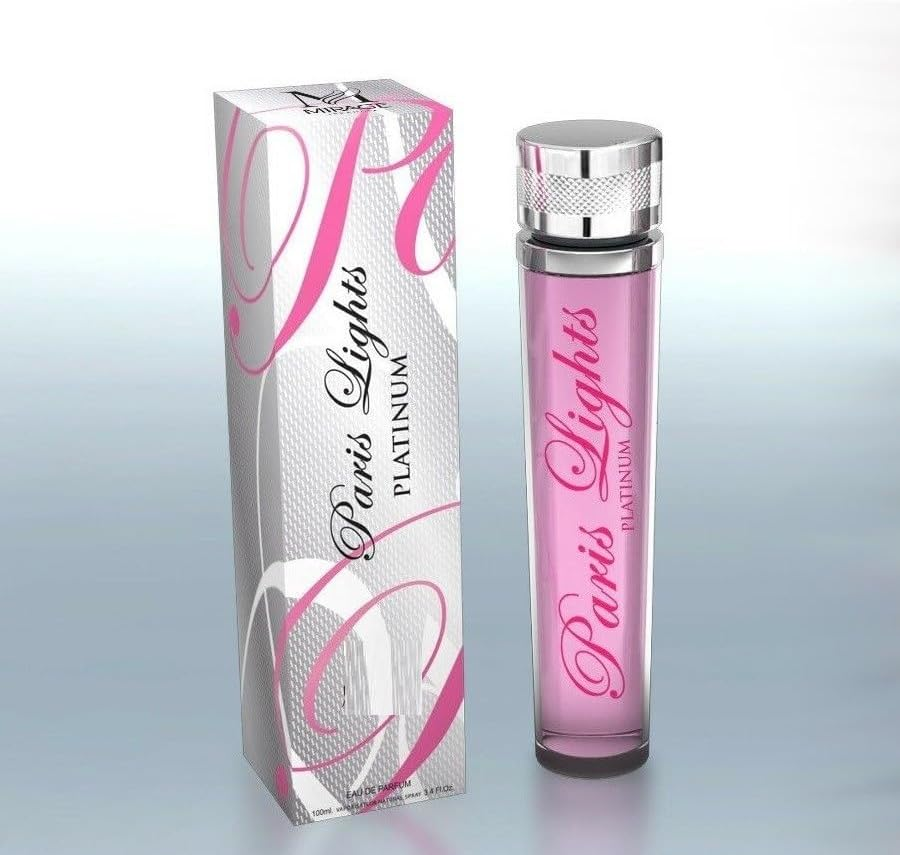 Mirage Brands Paris Lights Platinum Eau De Parfum Spray for Women 100 Ml