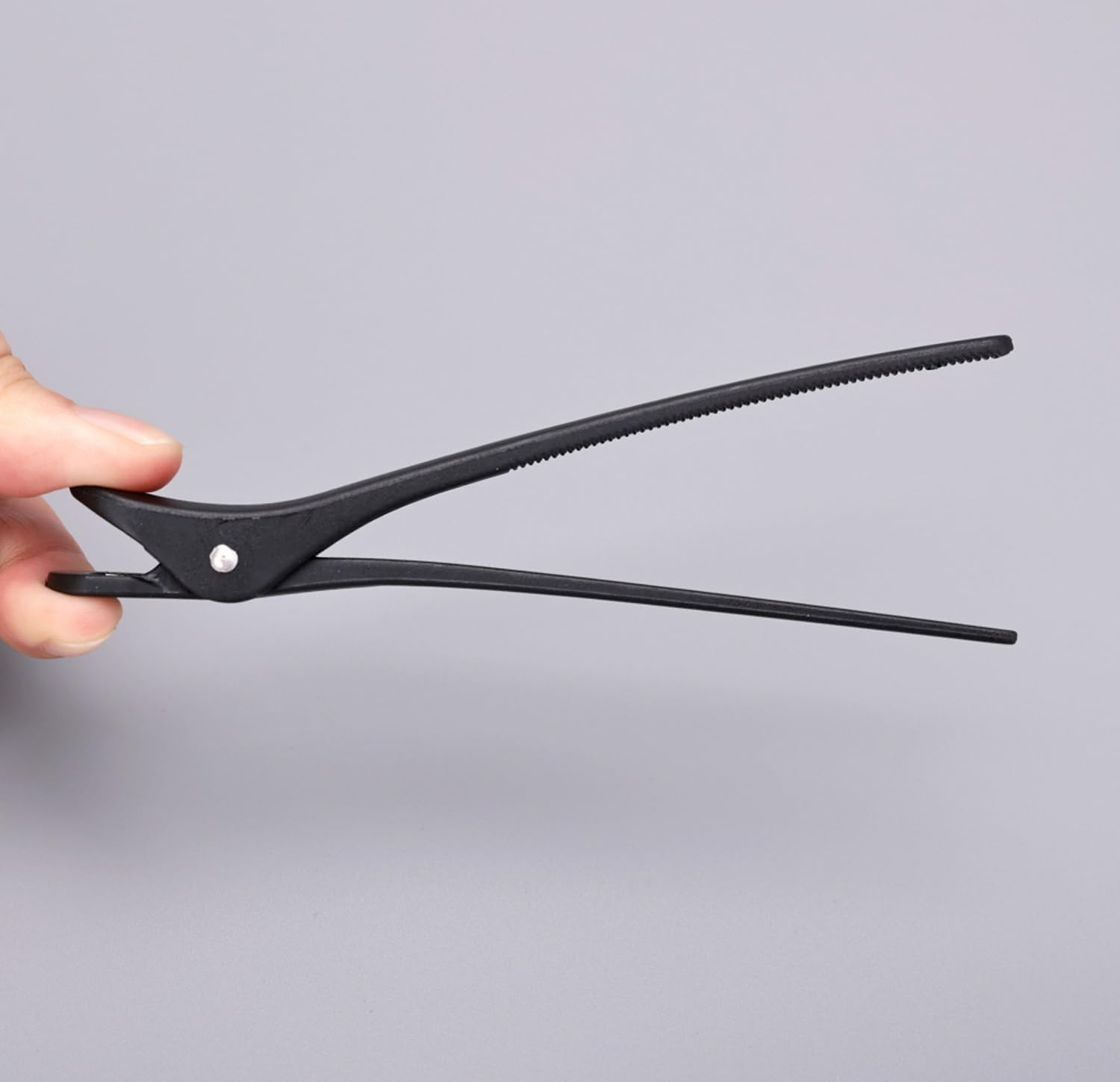 12 Pcs Hair Clips Set 12Cm/4.72Inch Alligator Duckbill Clips for Sectioning Curling Styling Non-Slip Grip Salon Home Use for Women Girls Hair Salon image number 2