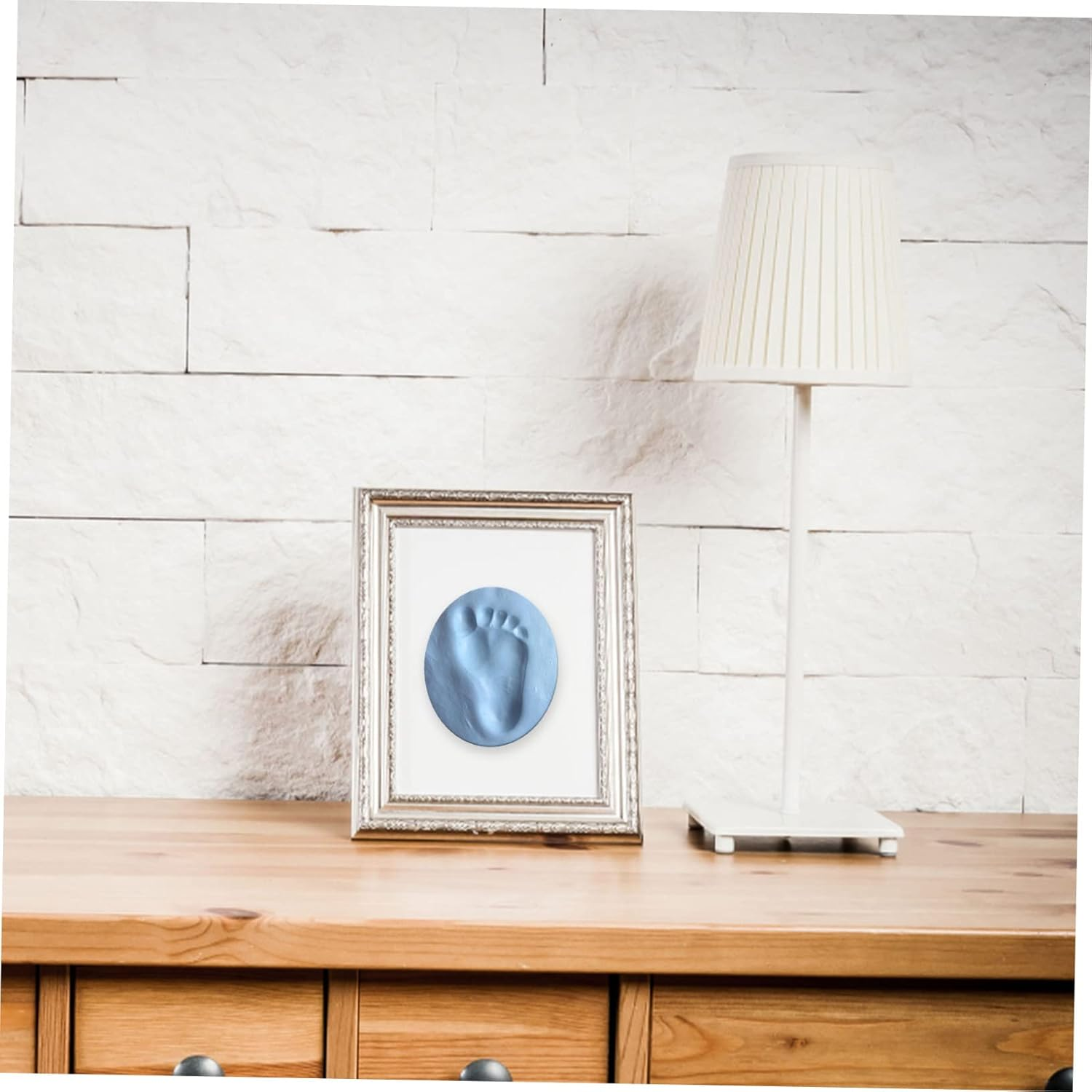 Kisangel 4Pcs Handprint Footprint Keepsake Kit Newborn Handprint and Footprint Molds Shower Unique Ornament image number 2