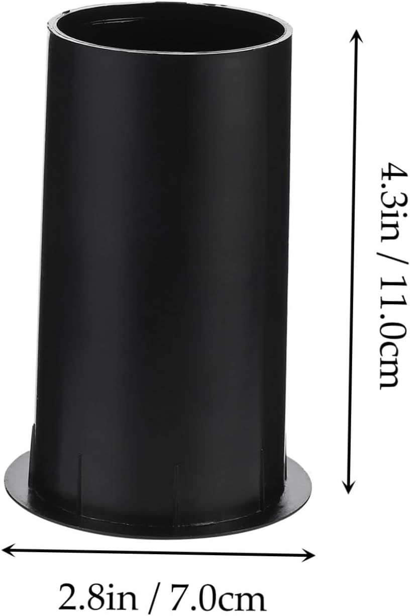 KALLORY 5 PCS Black Plastic Subwoofer Port Tubes Speaker Accessory Easy Install Stain Resistant for Woofer Box Sound Ventilation image number 3