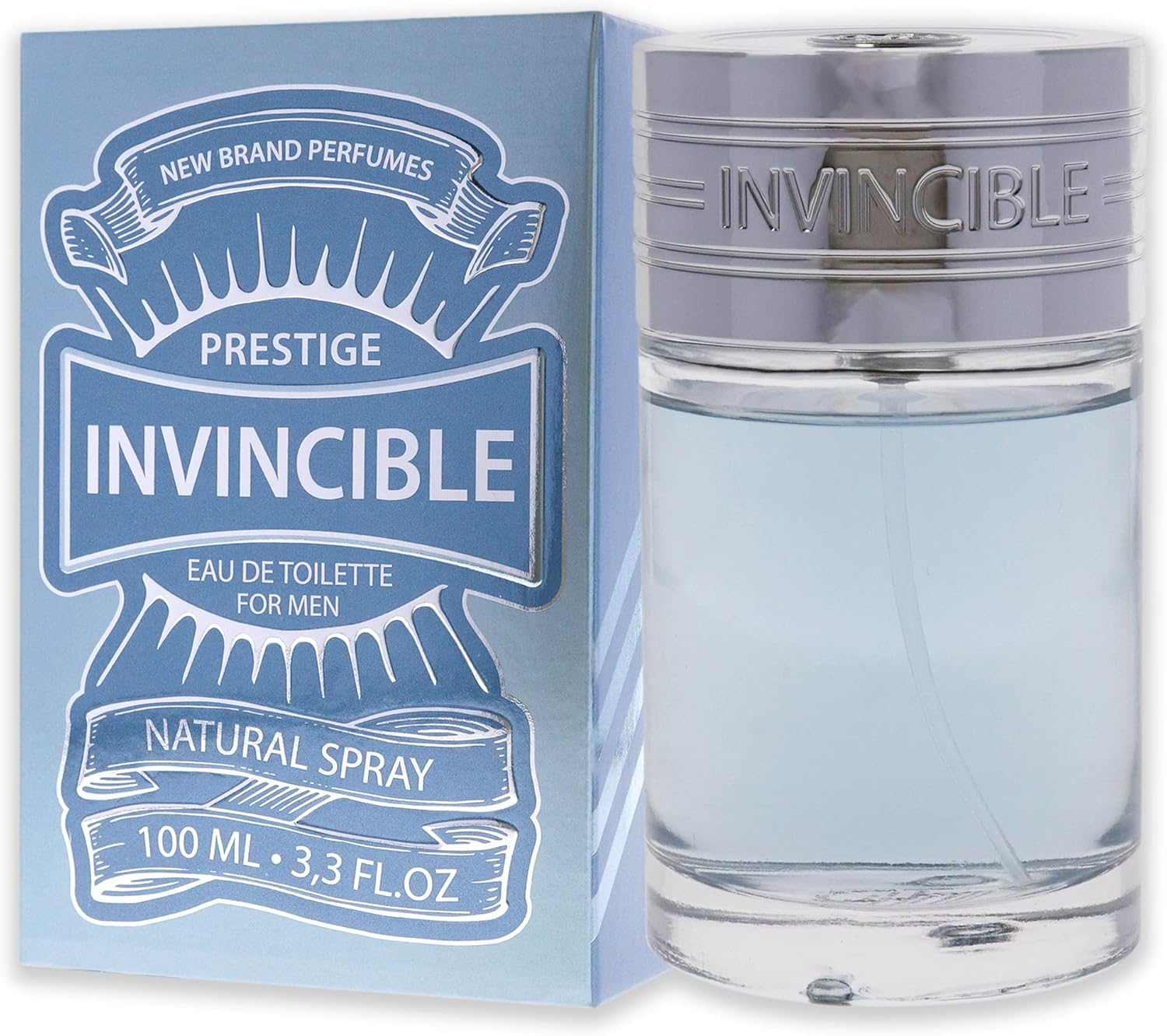 New Brand Prestige Invincible by New Brand for Men - 3.3 Oz EDT Spray image number 1