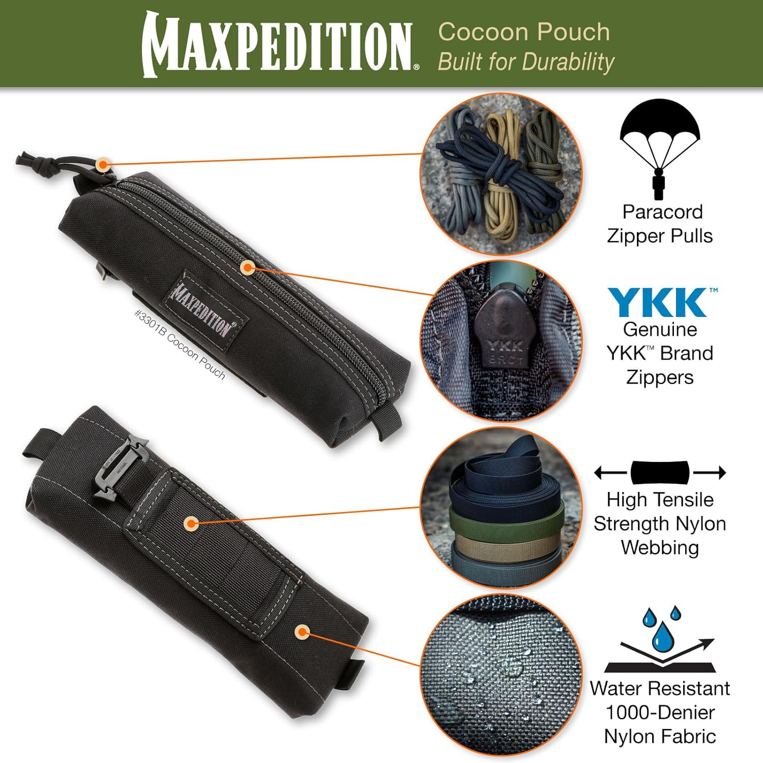 Maxpedition Gear Cocoon Pouch - Foliage Green image number 7