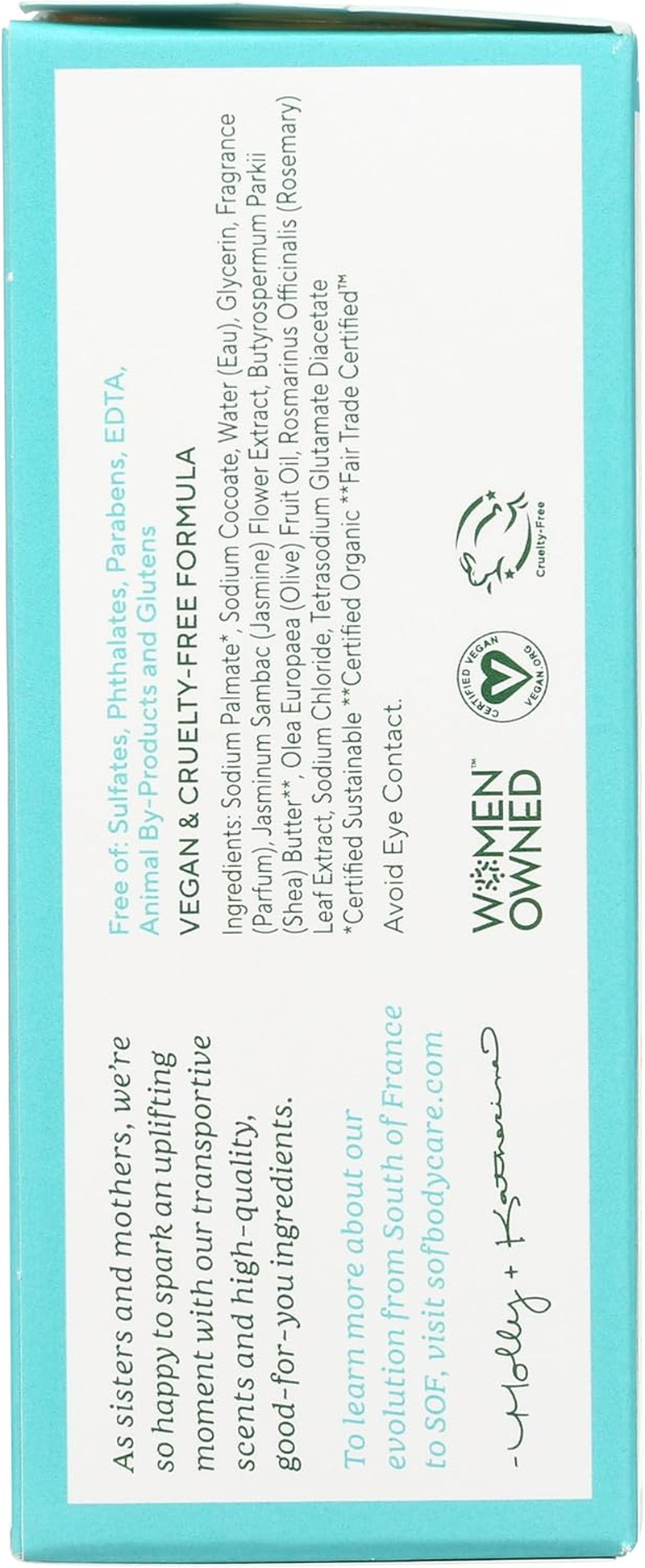 South of France - French Milled Vegetable Bar Soap Blooming Jasmine - 6 Oz. image number 2