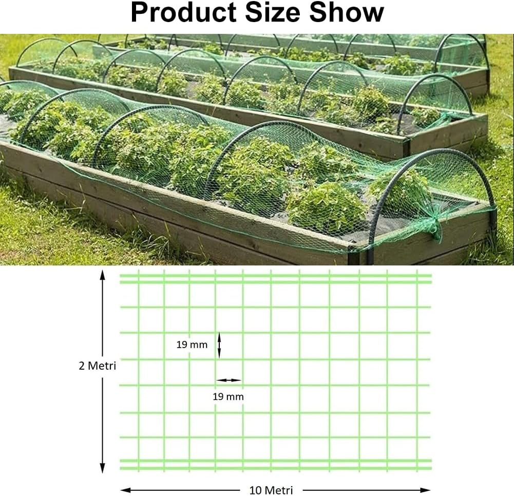 Cat Net for Balcony and Window, Cat Protection Net, Cat Net, Transparent Cat Net, No Drilling, Suitable for Bird Protection Net, Tight Mesh Bird Net, Bird Protection Net, 2 M X 10 M image number 2