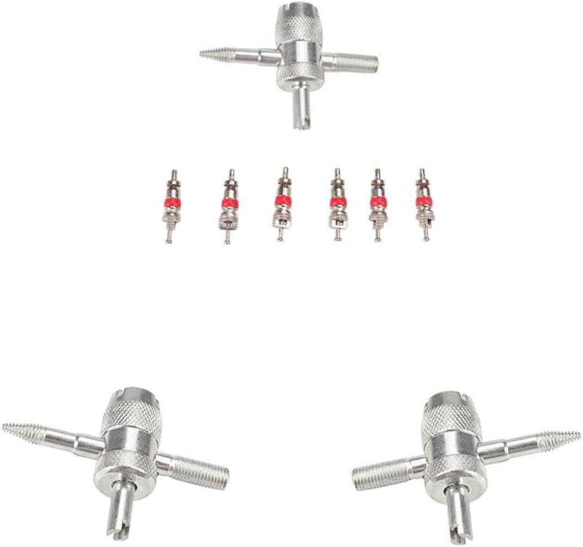 Beatifufu Automotive Tire Valve Core Kit Detaching Tools Car Truck Motorcycle Accessories image number 3