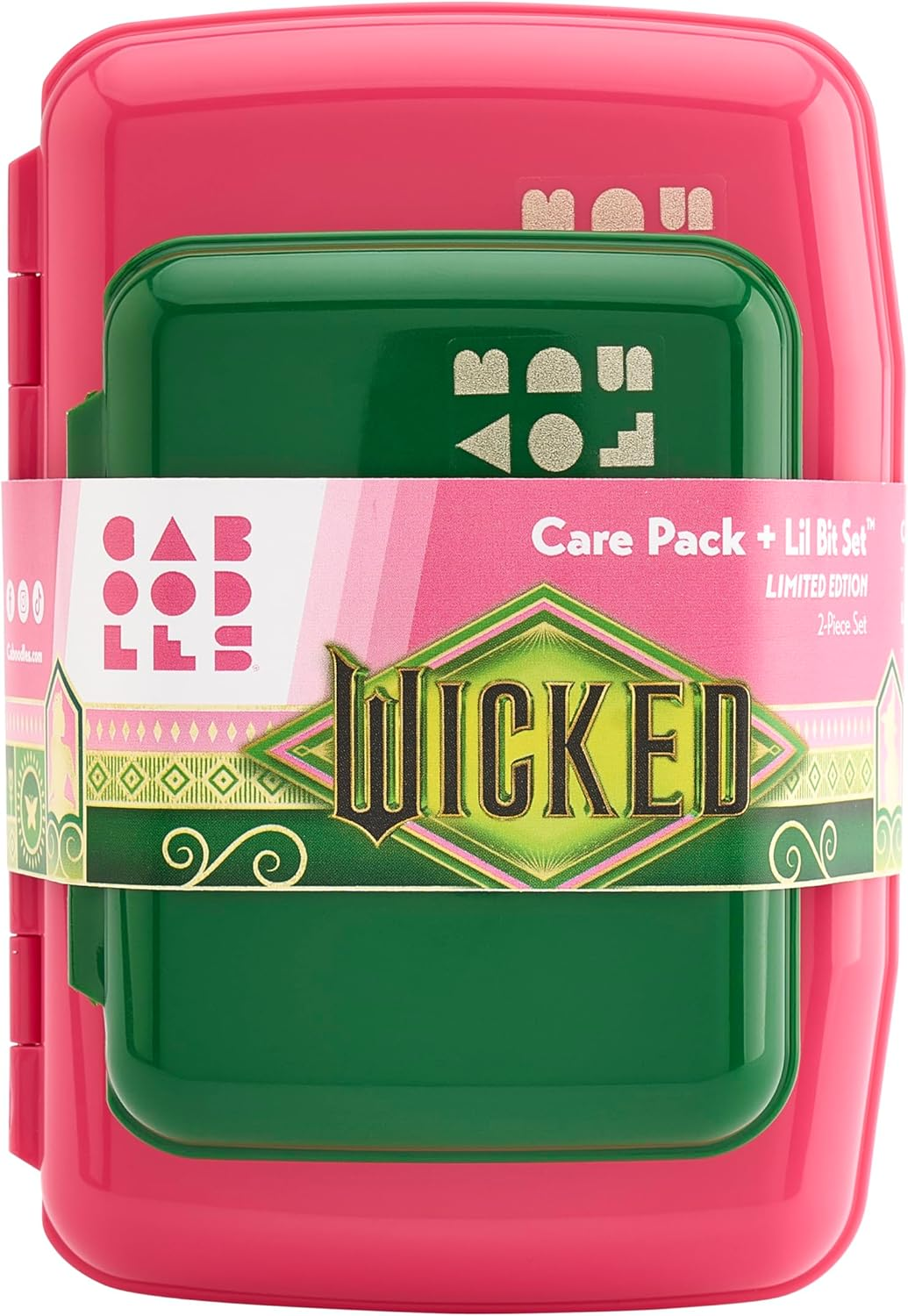 Caboodles Women'S Care Pack + Lil Bit Set, Wicked-Pink & Green image number 3