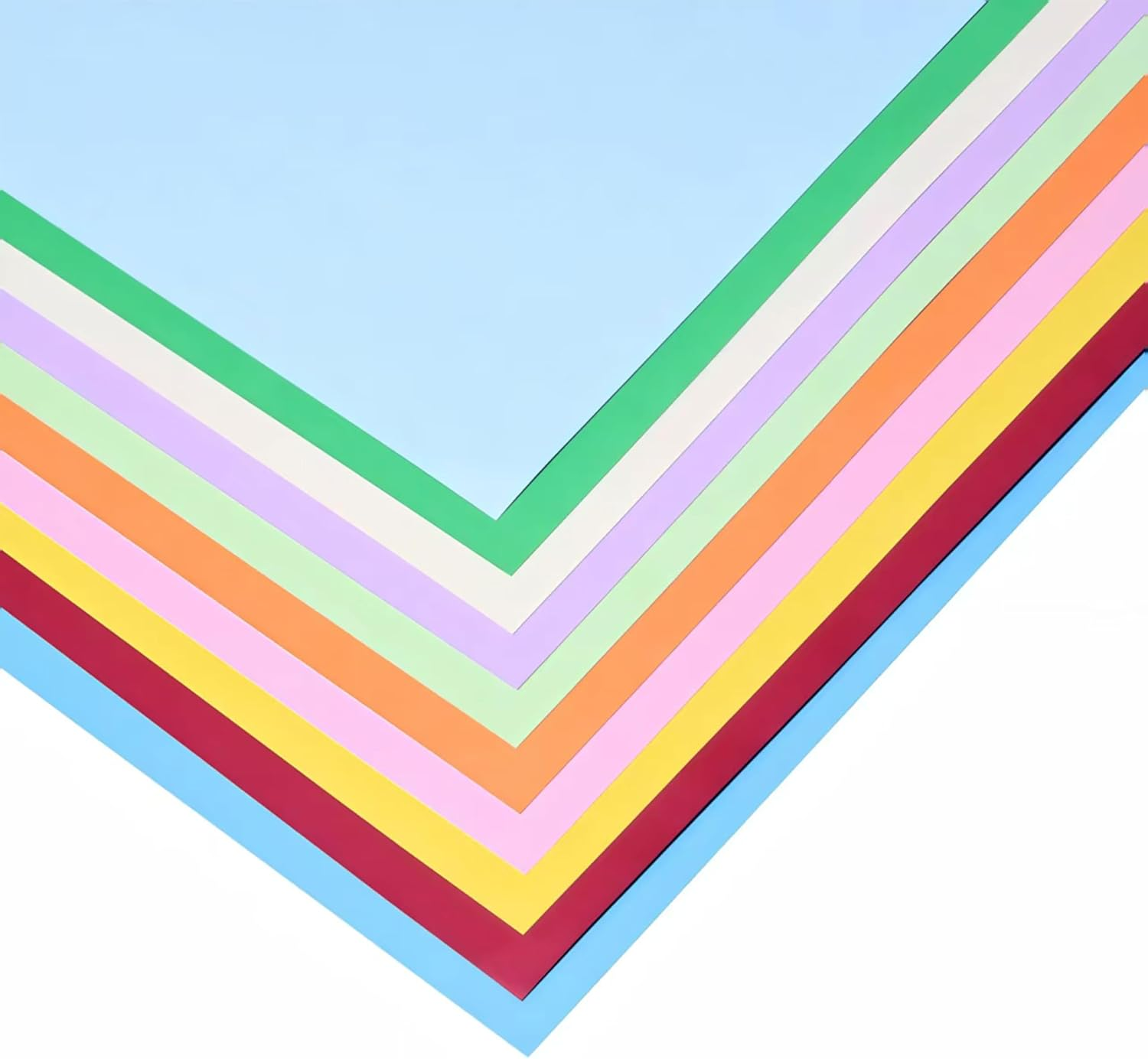 40 Sheets A4 Colored Cardstock, 10 Assorted Colors 230 GSM Thick Color Paper, Double Sided Printed Cardstock Paper, Premium Thick Card Stock for Card Making, Craft, Scrapbooking, DIY