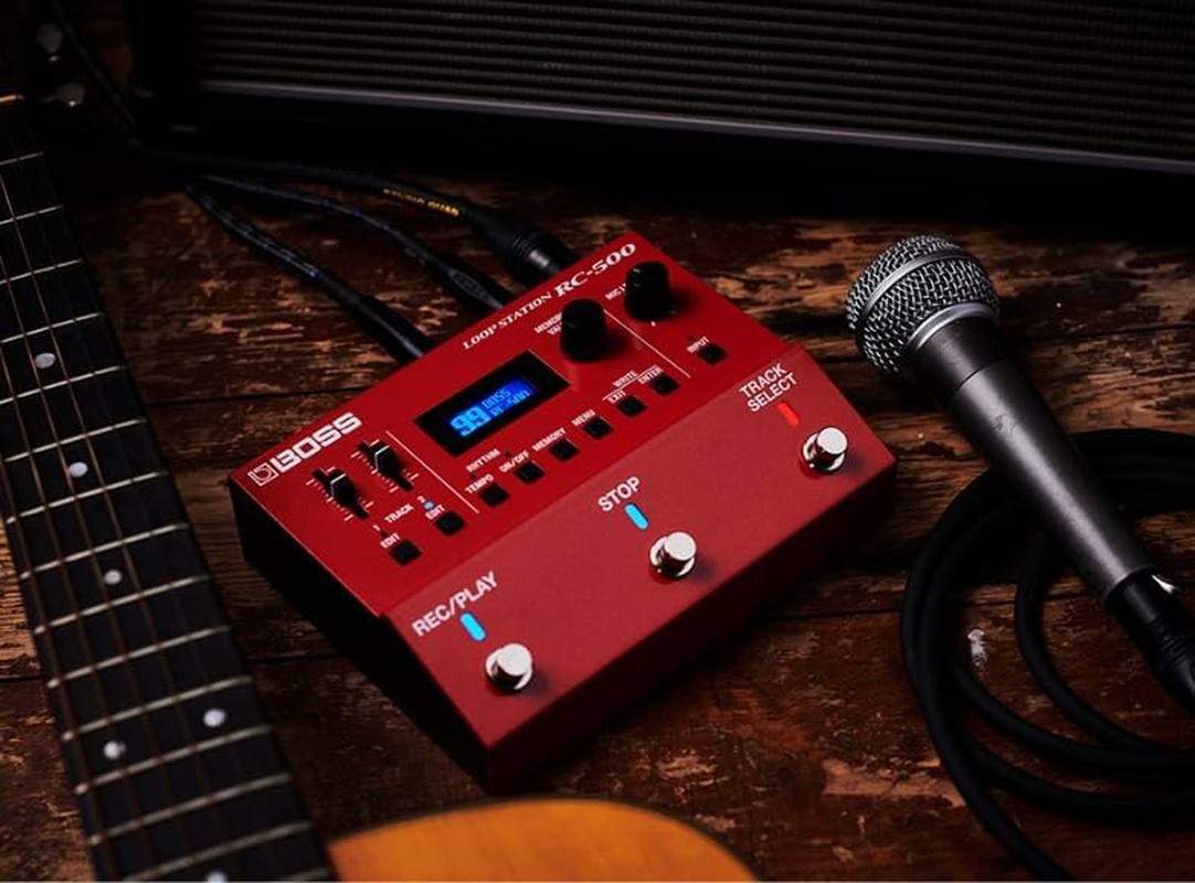 BOSS RC-500 Dual-Track Loop Station &ndash; Advanced Two-Track Looper with Premium Sound Quality, Loop FX, 99 Phrase Memories, 57 Rhythms, and MIDI Control Support. image number 3