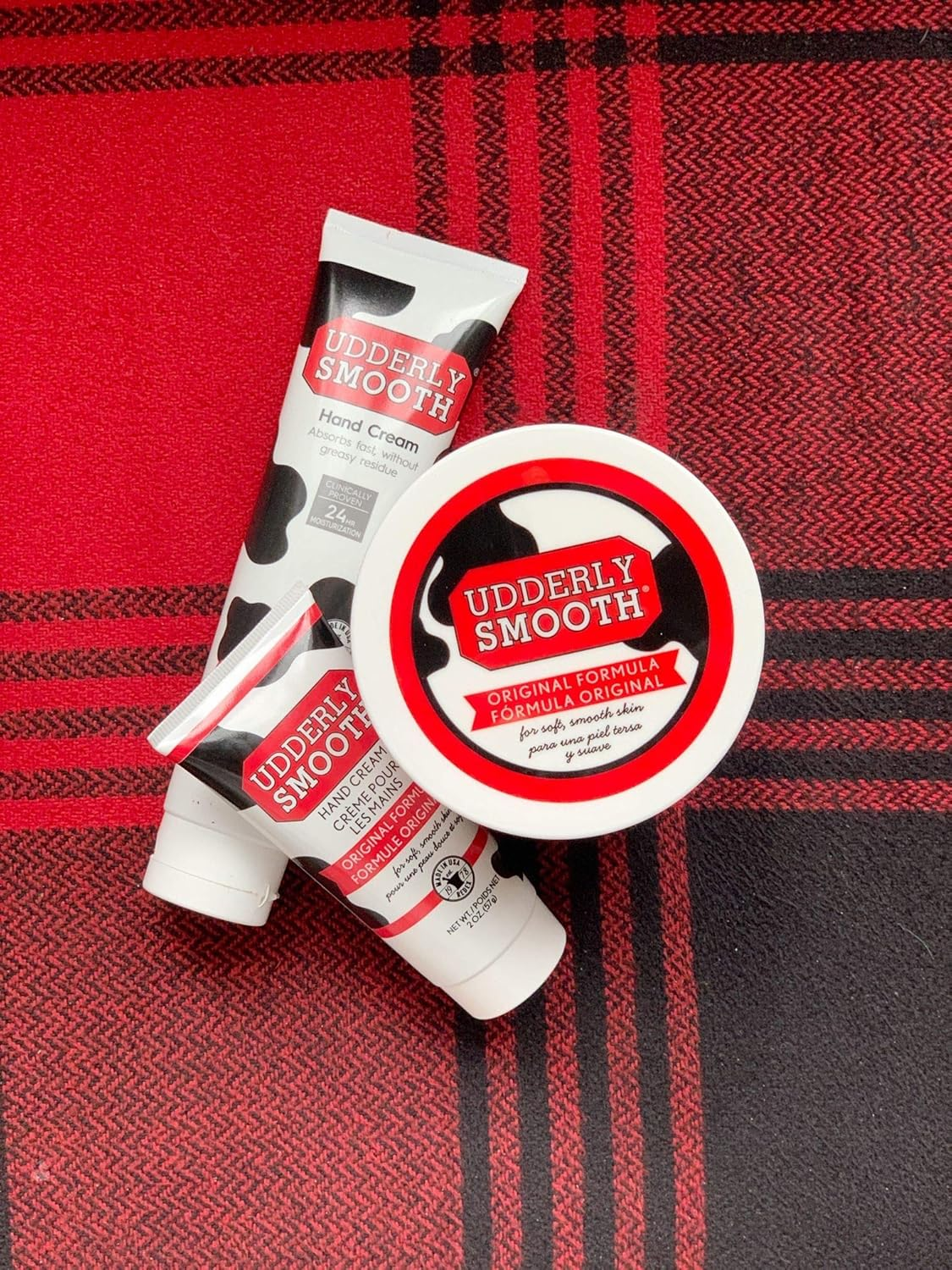 Udderly Smooth 2Oz Tubes & 12Oz Body Cream Jar Bundle, 3 Count image number 2
