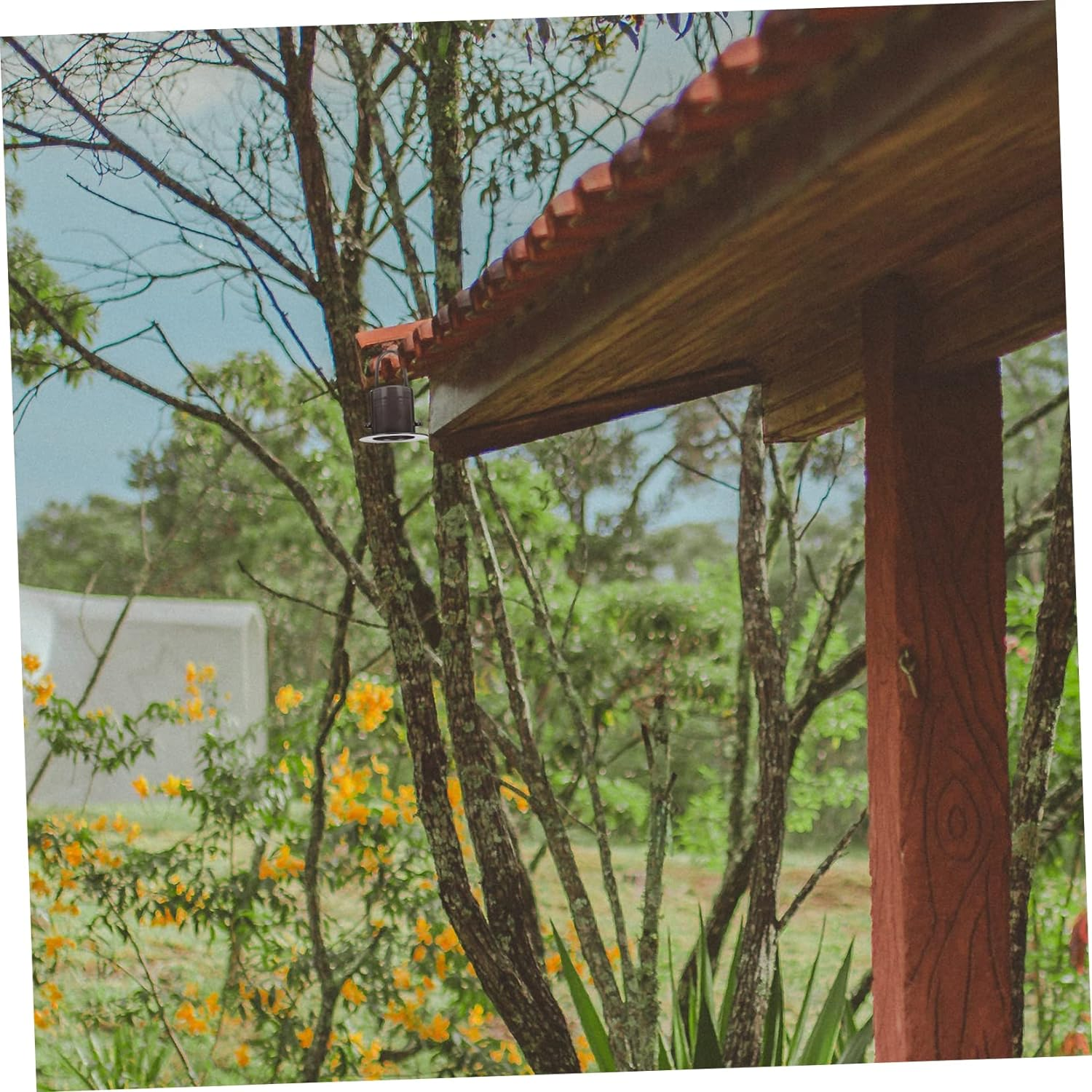 Yardenfun Rain Chain Installation Hook for Outdoor Garden Aluminum Alloy Material for Rain Chain Drain Adapter and Decorative Chimes Cups image number 1