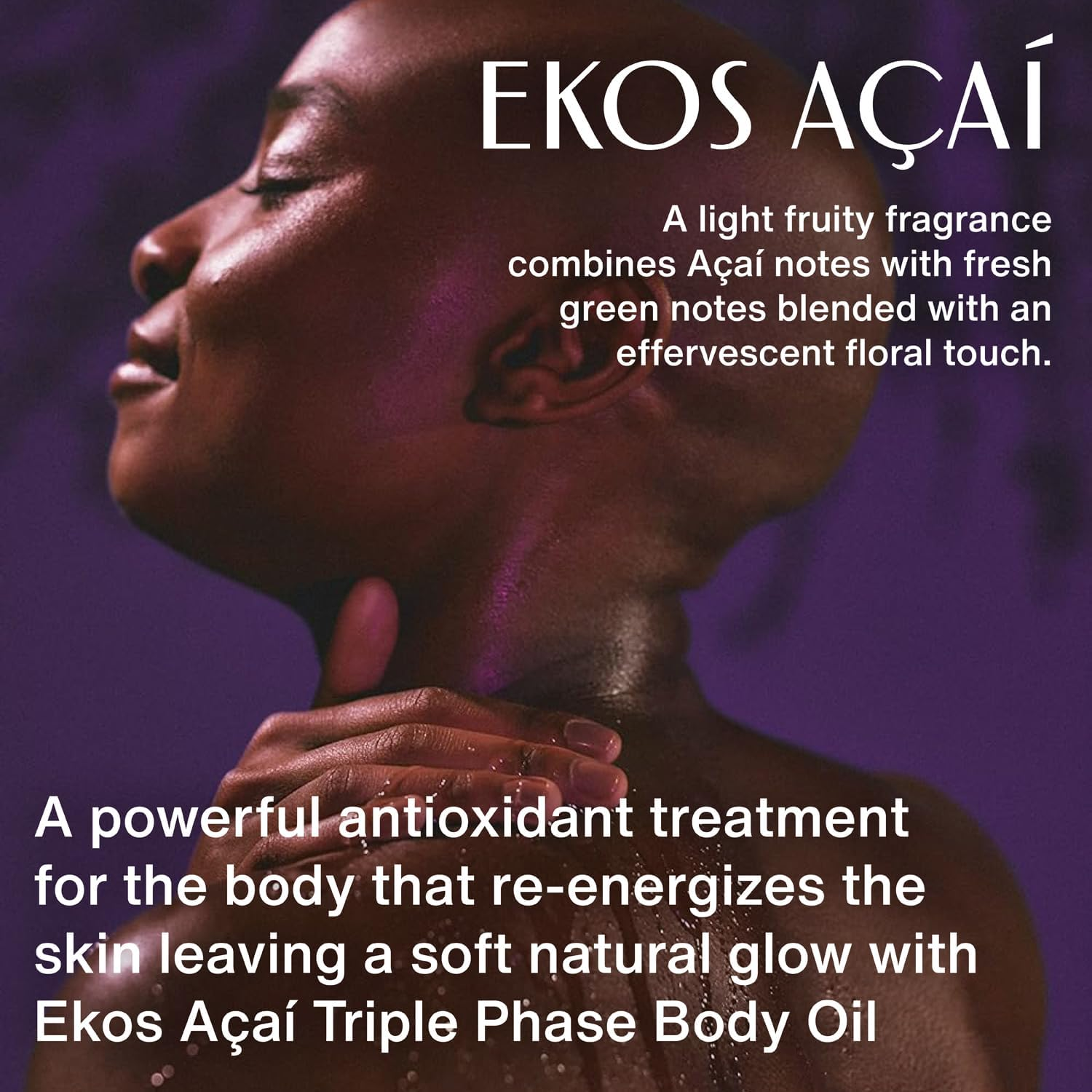 Natura - Ekos A&ccedil;a&iacute; Triple Phase Shower Oil - Revitalizing In-Shower or Bath Body Oil - Anti-Dullness - Scented - Bath Oil - Skin Moisturizer - Vegan Skin Care - Brazilian Beauty - 6.7 Fl Oz (200Ml) image number 6