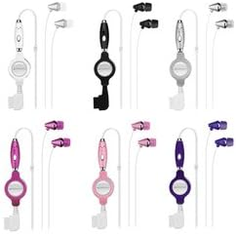 Green House GH-ERC-SHP Stereo Flat Earphones with Mic Pink