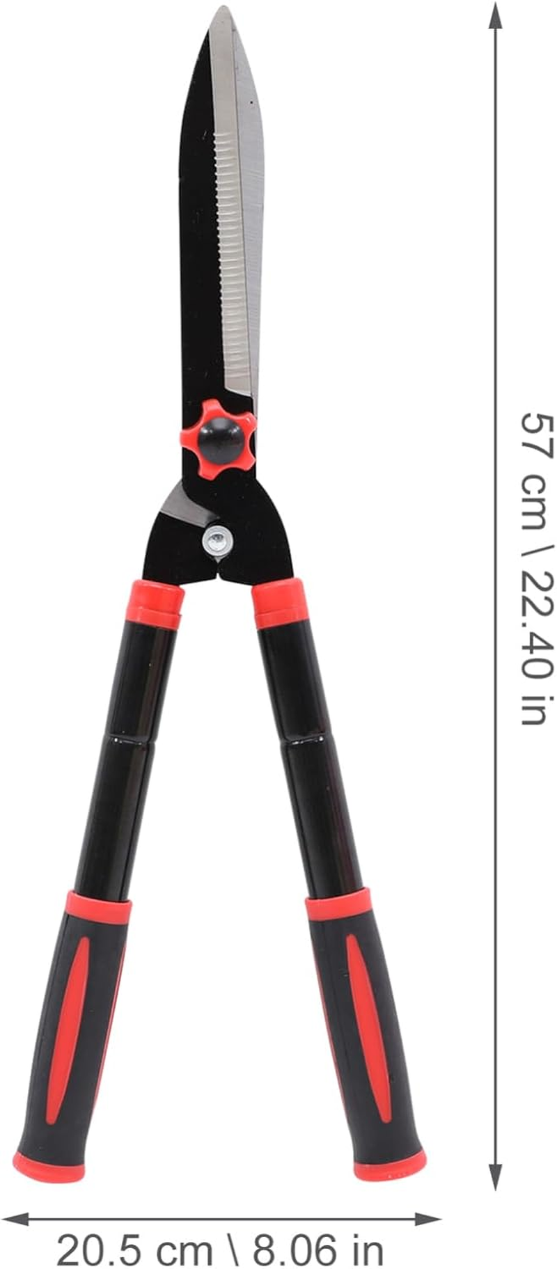 UPKOCH Manual Hedge Trimmer Angle Design Retractable Pruning Shears Gardening Tools for Trimming Shrubs Hedges and Bushes image number 4