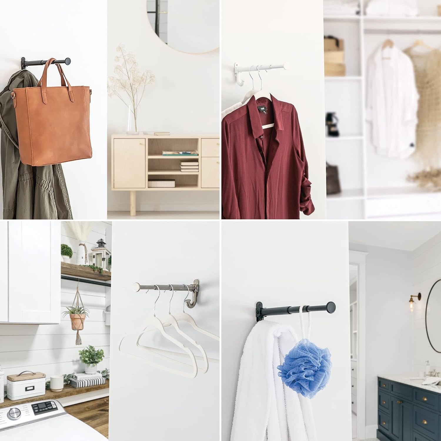 Franklin Brass Matte Black Oval Extend-A-Hook, B45618M-FB-R image number 2