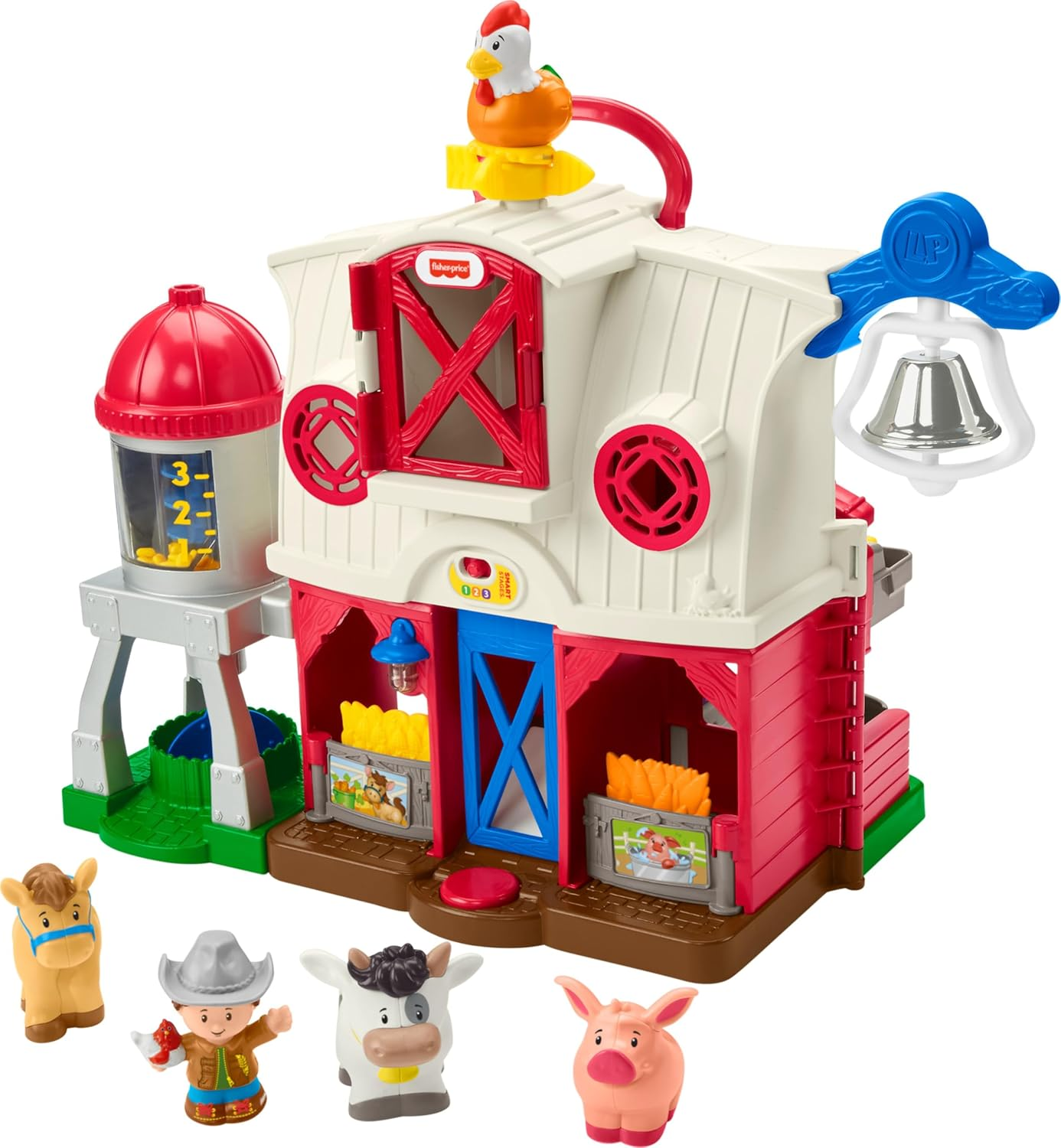 Little People Toddler Learning Toy Caring for Animals Farm Electronic Playset for Preschool Pretend Play Kids Ages 1+ Years