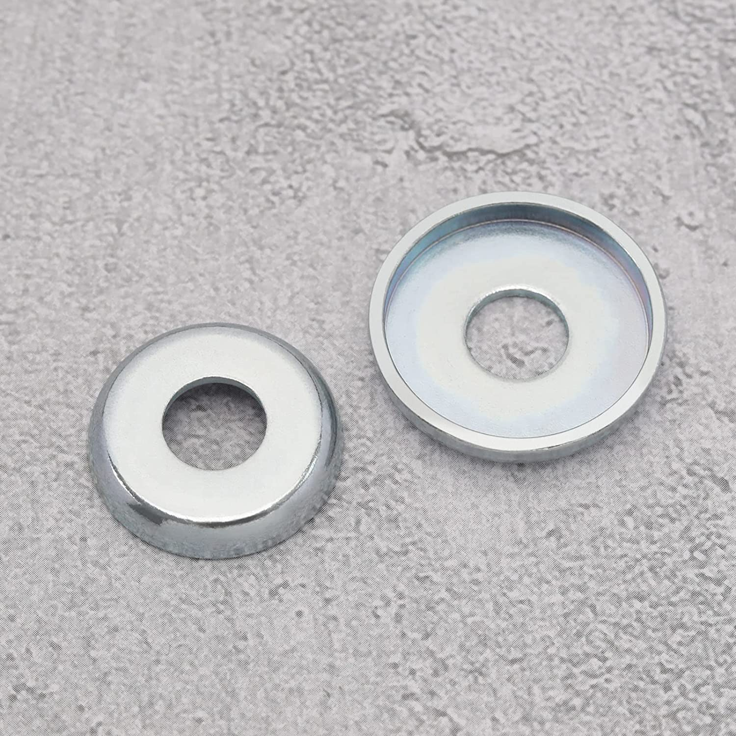 Emsea 2 Sets Universal Skateboard/Skate Truck Rebuild Kit Includes Top/Bottom Bushing Washers Pivot Cups Kingpin Nuts Axle Nuts Speed Rings image number 4