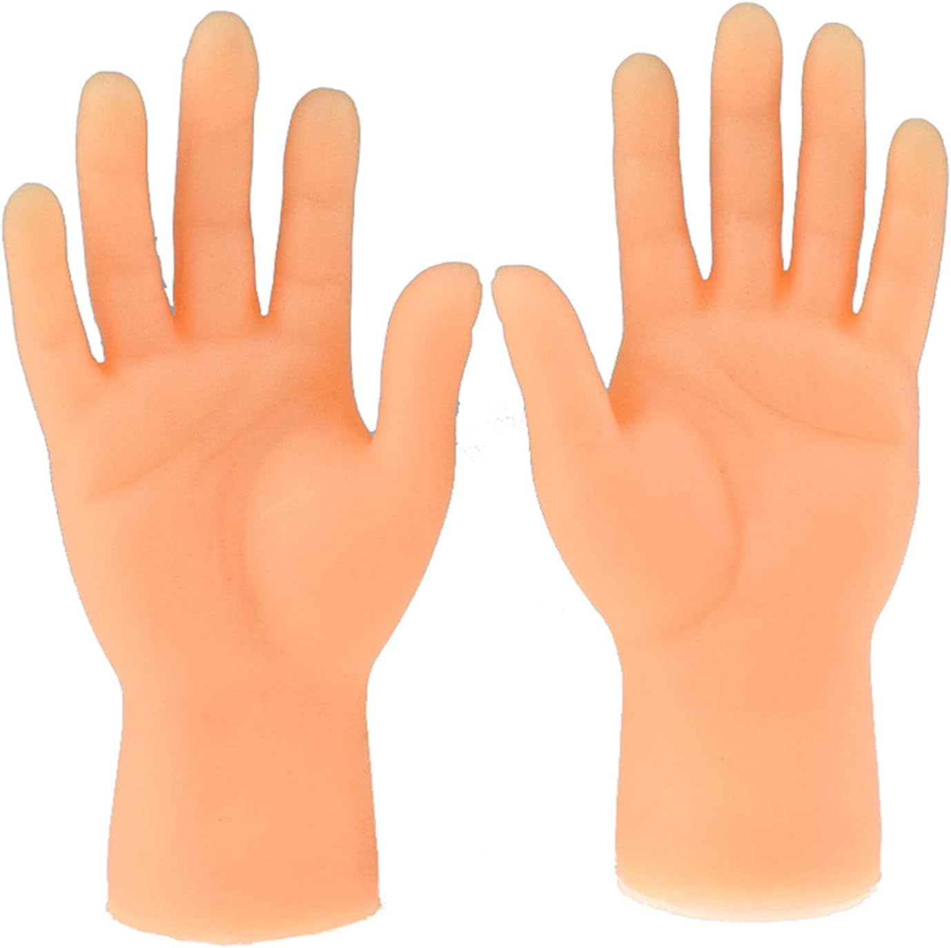 Tiny Hands Left & Right Hand Soft Touch PVC Plastic Hands Mini Finger Puppets Small Hands Model Toys for Parties Music Festivals Bar Nights image number 3