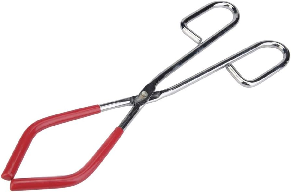 Xinwoer Beaker Tongs, 26Cm, Red, Stainless Steel & Plastic, Holds 1000Ml Beaker, 1 Piece image number 3