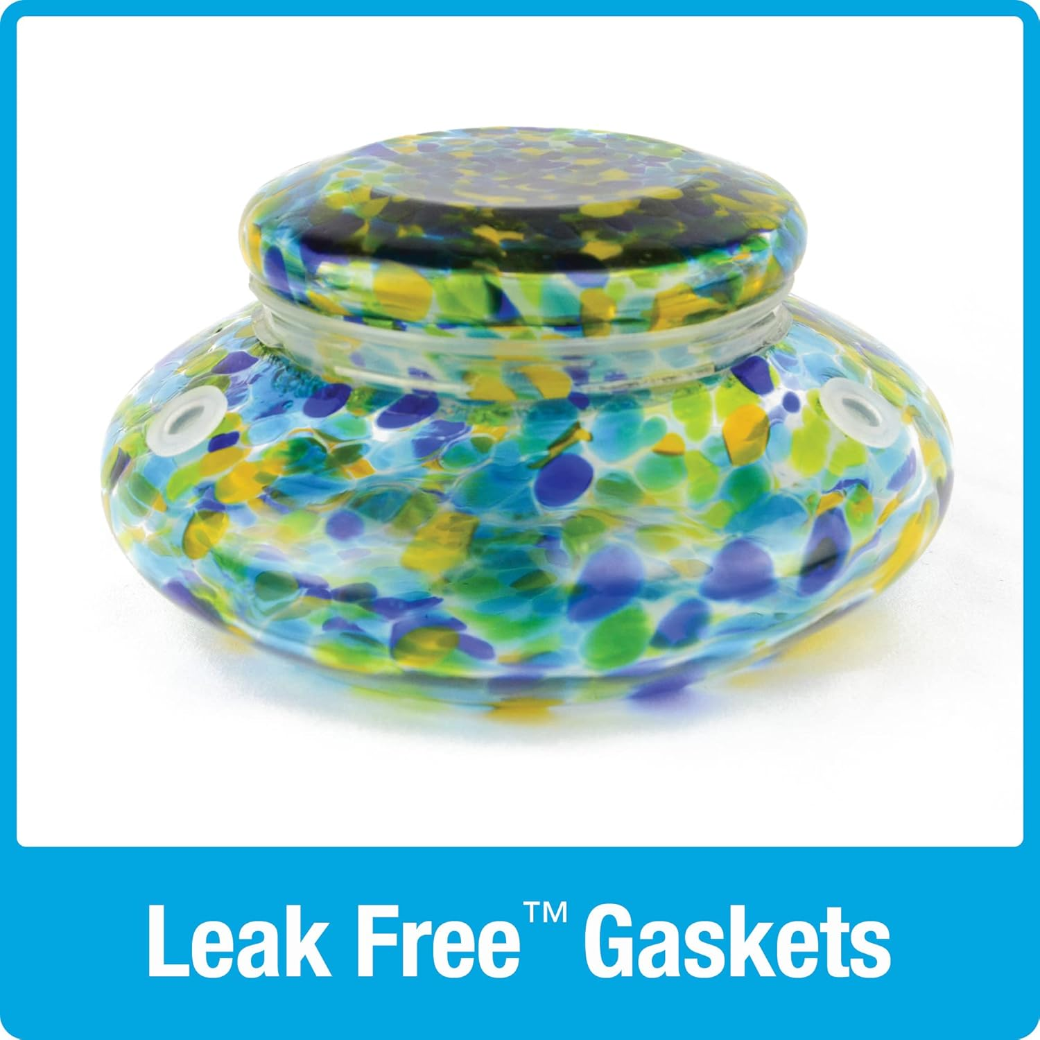 Nature'S Way Bird Products GHF7 Hand Blown Illuminated Top Fill Hummingbird Feeder - Multi image number 3