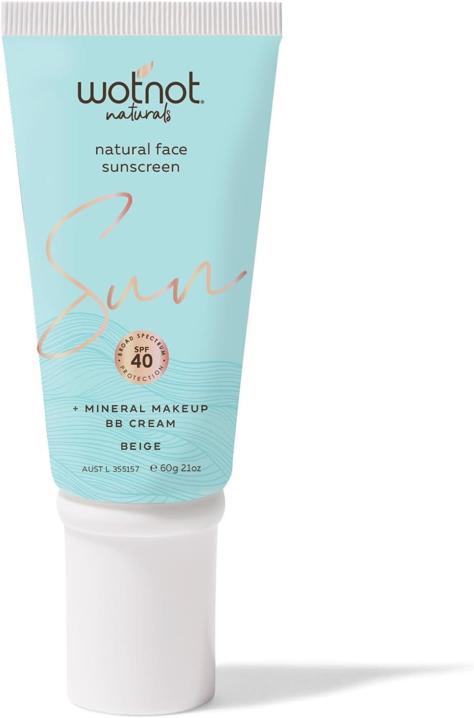 Wotnot Natural Face Sunscreen TINTED BEIGE BB Cream SPF 40, 60 G image number 4