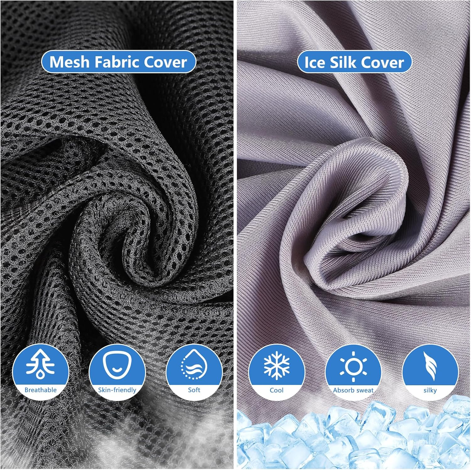 Benazcap with Extra Cover Memory Seat Cushion for Office Chair, Ergonomic Cushions Butt Pillow for Sciatica & Tailbone Pain Relief for Long Sitting for Gaming Chair and Car Seat image number 6