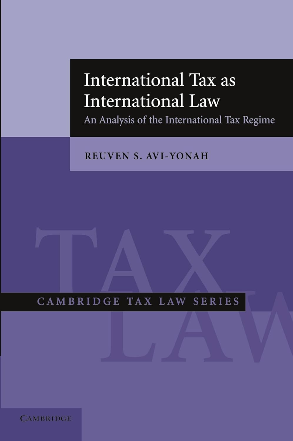 International Tax as International Law: an Analysis of the International Tax Regime image number 1