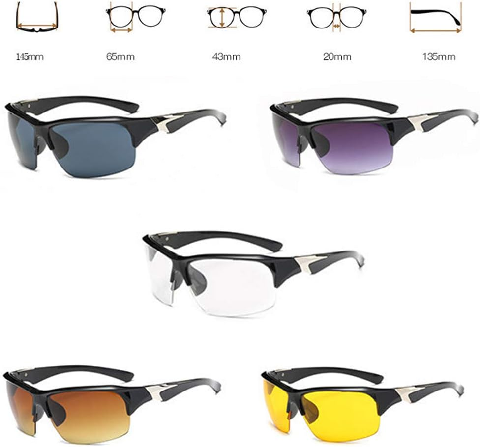 Sagasave Cycling Glasses, Stylish UV400 Outdoor Sports Protection Goggles Sunglasses for Man and Woman (Purple) image number 4