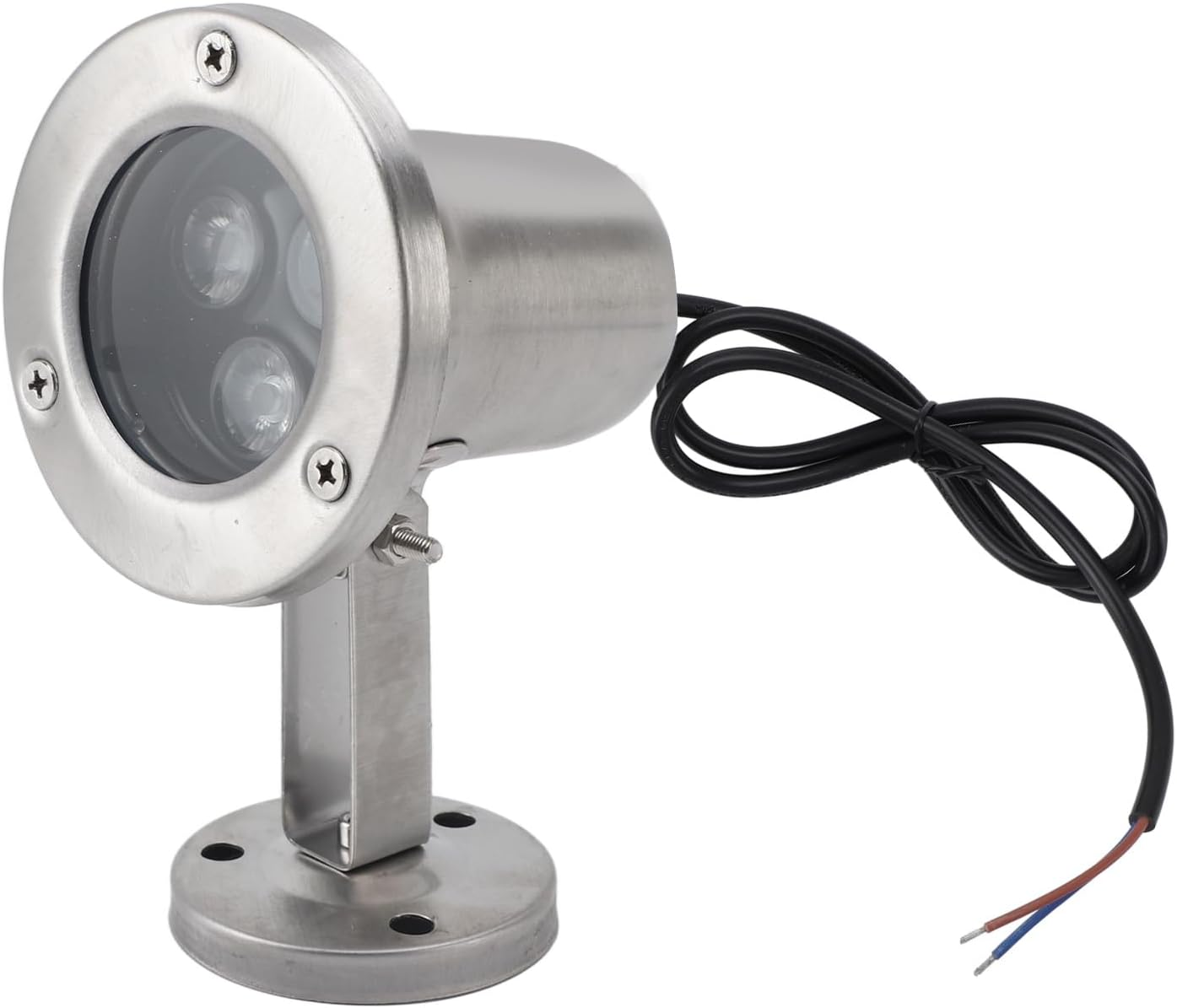 Pond Lights, 3W High Brightness IP68 Waterproof Pond Light, Energy Saving Stainless Steel Submersible Fountain Lights, for Outdoor Garden Pond Fountain (Pure White) - Warm White image number 6