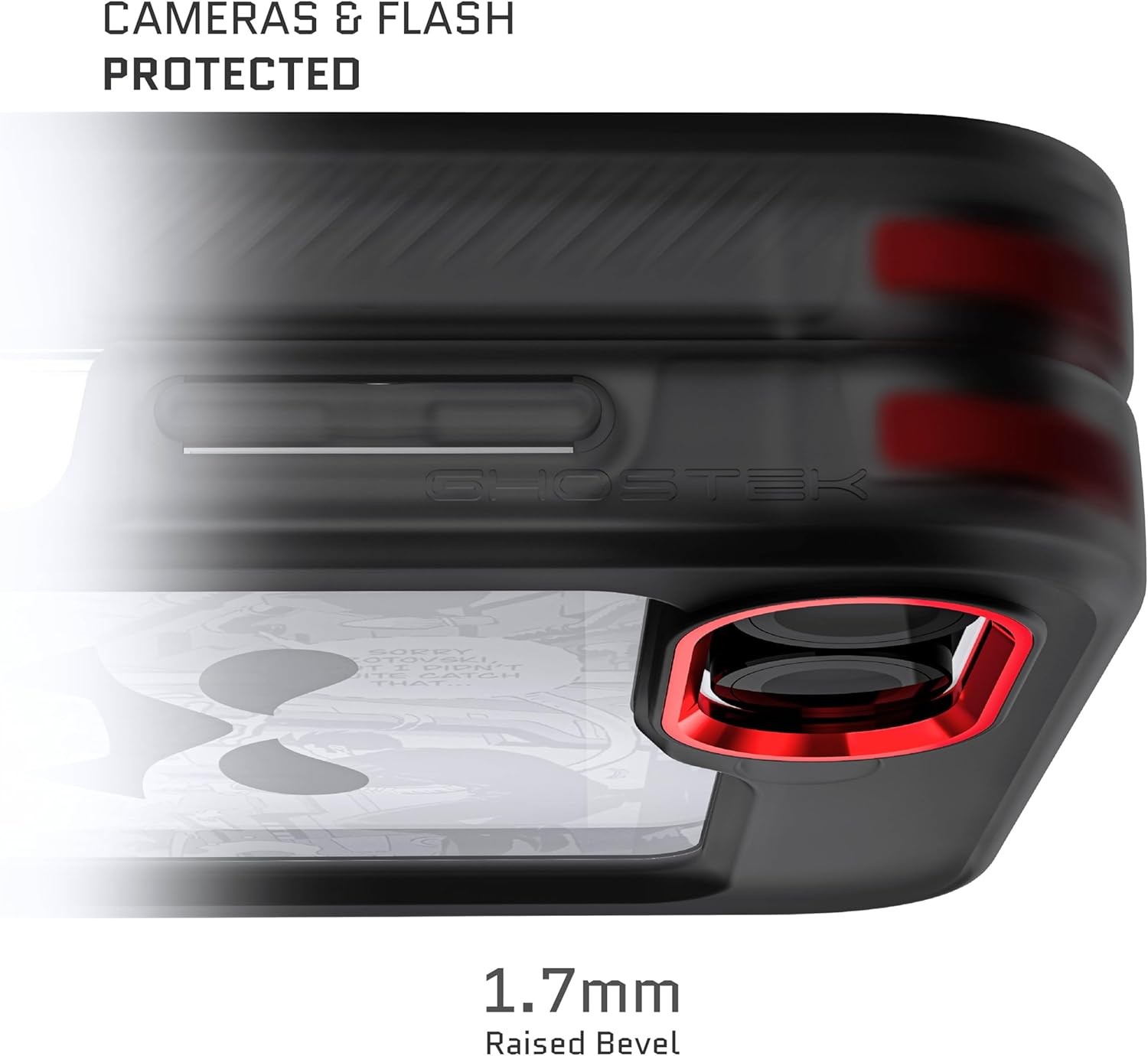 Ghostek Covert Clear Galaxy Z Flip 6 Case with Built-In Kickstand and Full Hinge Protection Shockproof Protective Phone Cover Designed for 2024 Samsung Galaxy Z Flip6 (6.7") (Smoke) image number 4