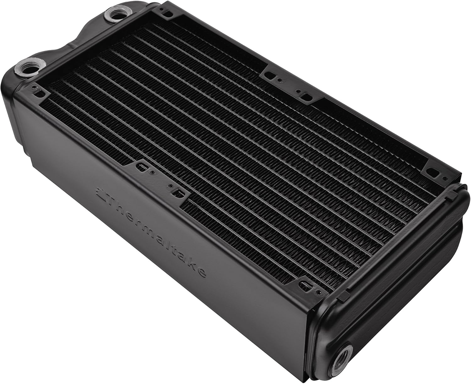 Thermaltake Pacific DIY Liquid Cooling System C240 27Mm Thick High-Density Fins Single-Row Copper Tubes Copper Radiator CL-W227-CU00BL-A image number 1