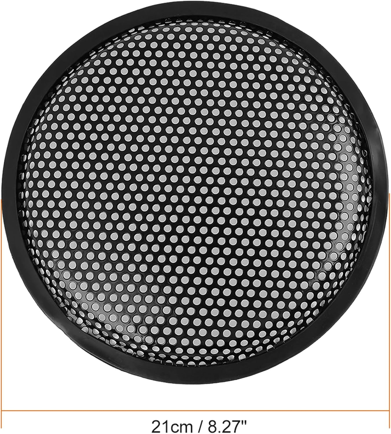 X AUTOHAUX 2Pcs Grill Cover 8" Mesh Protector Car Speaker Cover Woofer Subwoofer Grill for Car image number 1
