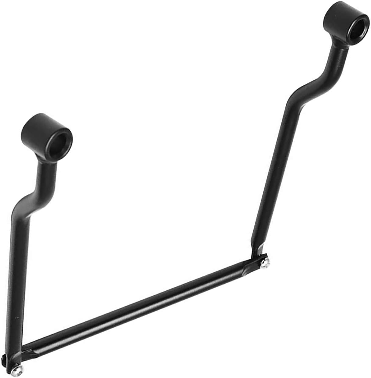 Yibid Universal Motorcycles Saddlebag Supports Bracket Bars Mount Holder for 84+ Softail Heritage Custom Fat Boy Deluxe Night Train Springer Honda Suzuki Yamaha Kawasaki (Black)