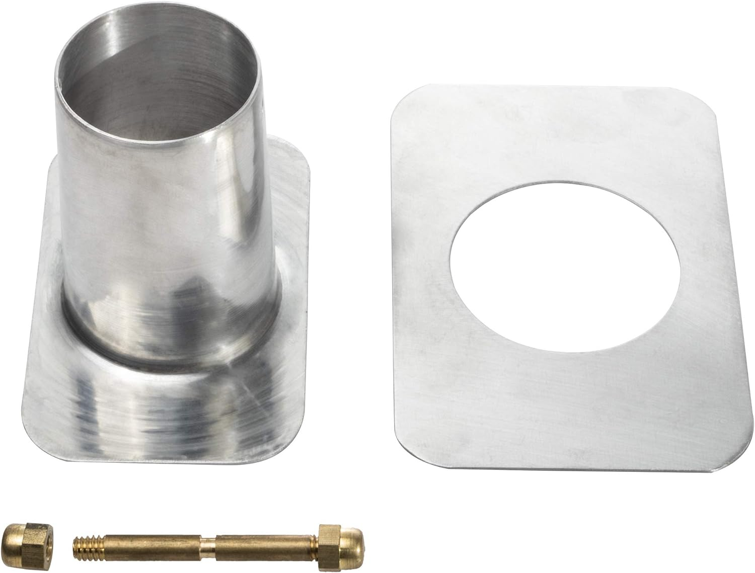 Monarch Rain Chains 20041 Mill Finish Aluminum Gutter Adapter for Rain Chain Installation, Standard image number 1