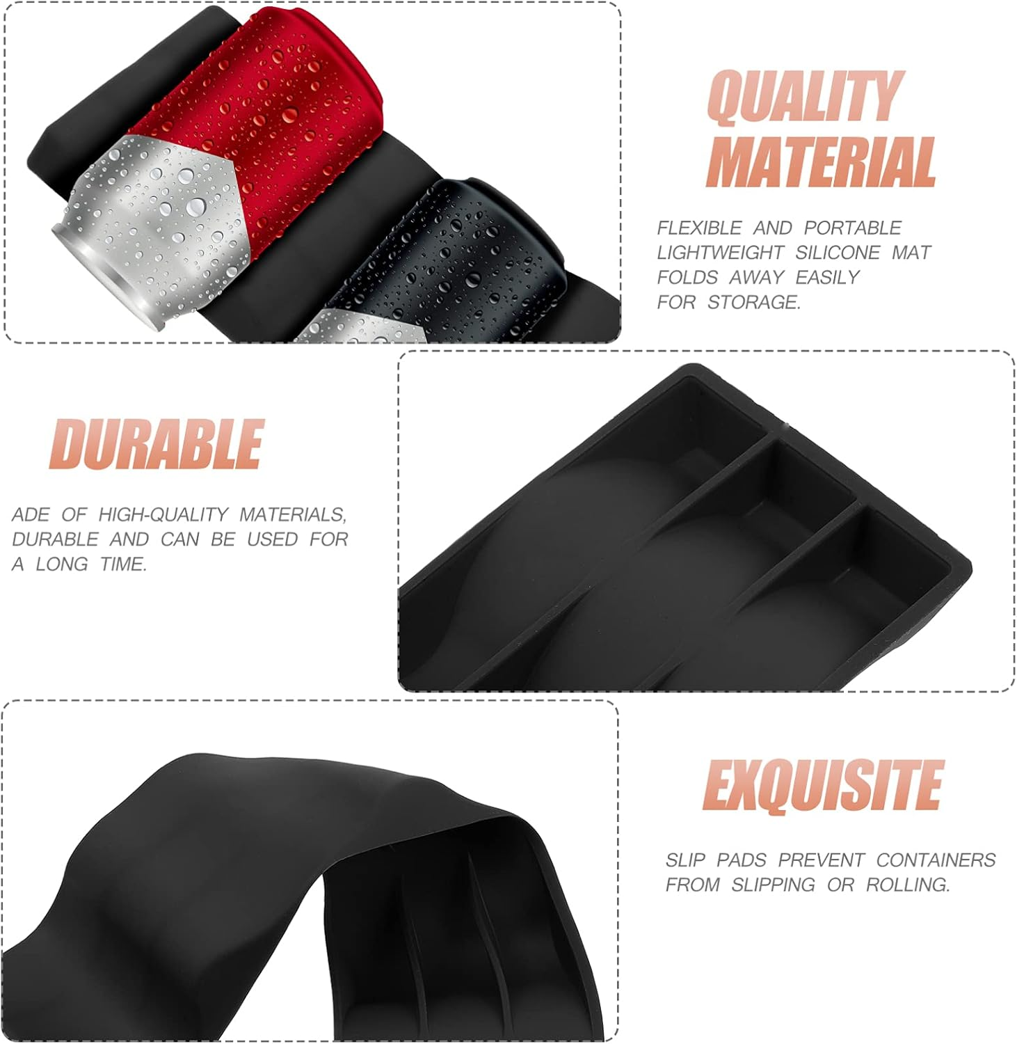 STOBAZA 2Pcs Silicone Wine Bottle Stacker Folding Holder Wine Rack Storage Rack for Kitchen Bar Bottle Stacker Organizer