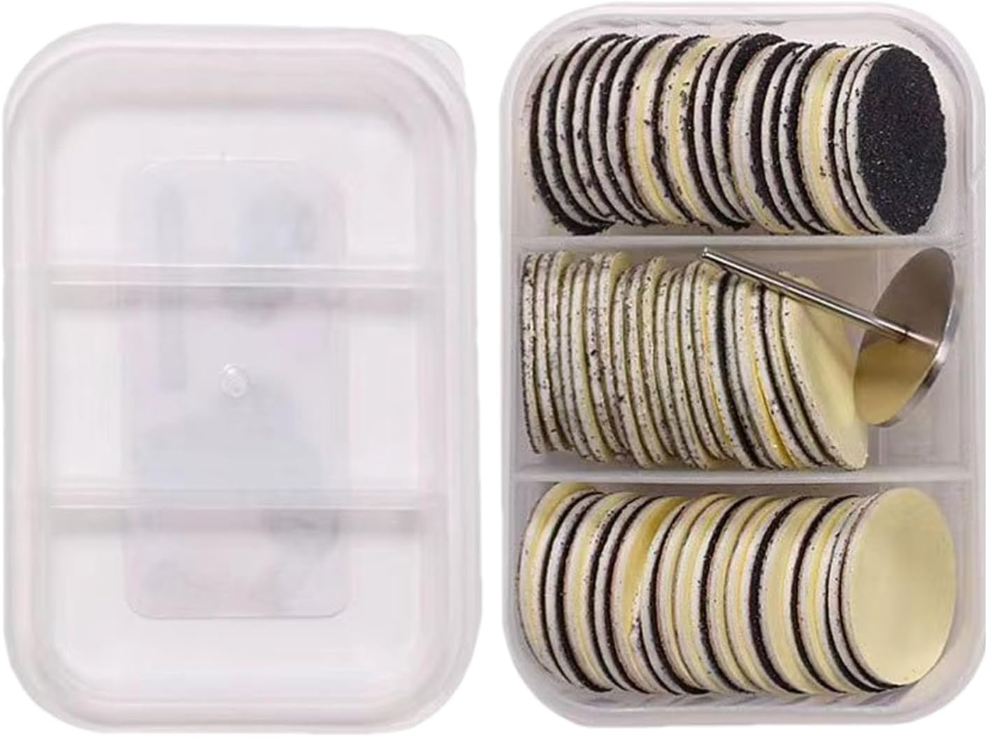 Nails Emery Boards, 60 Pieces Professional Nail File Set, Durable Home Manicure Pedicure Tool for Friends Kids Seniors Travel Salon Wedding Bridal Family Spa Accessory image number 6