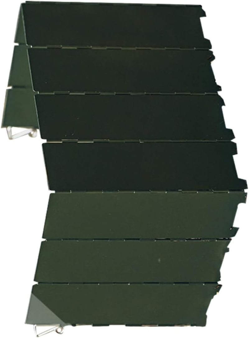 KOMBIUDA Portable Cassette Stove Windshield Outdoor Cooking Wind Guard Camping Windproof Tool image number 2