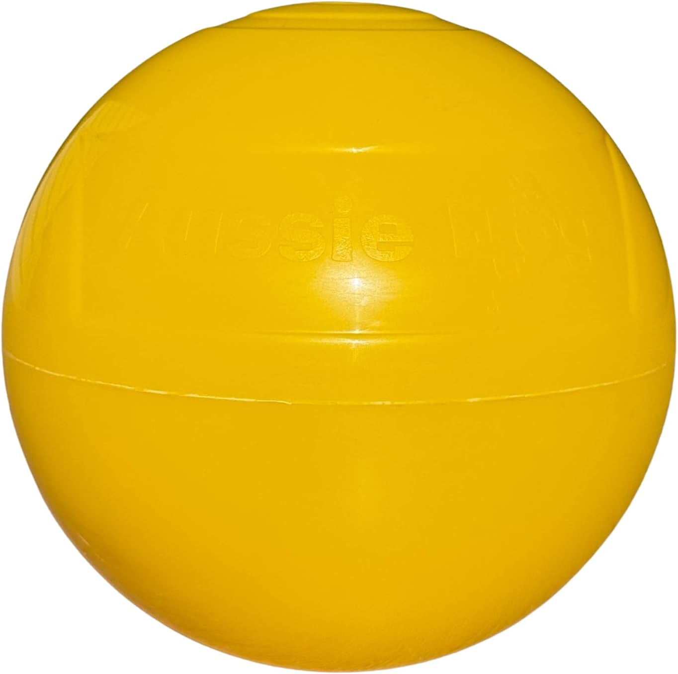 Aussie Dog Tucker Ball for Medium Dogs Interactive Treat Dispensing Toy Durable & Safe Enrichment Feeder, Yellow