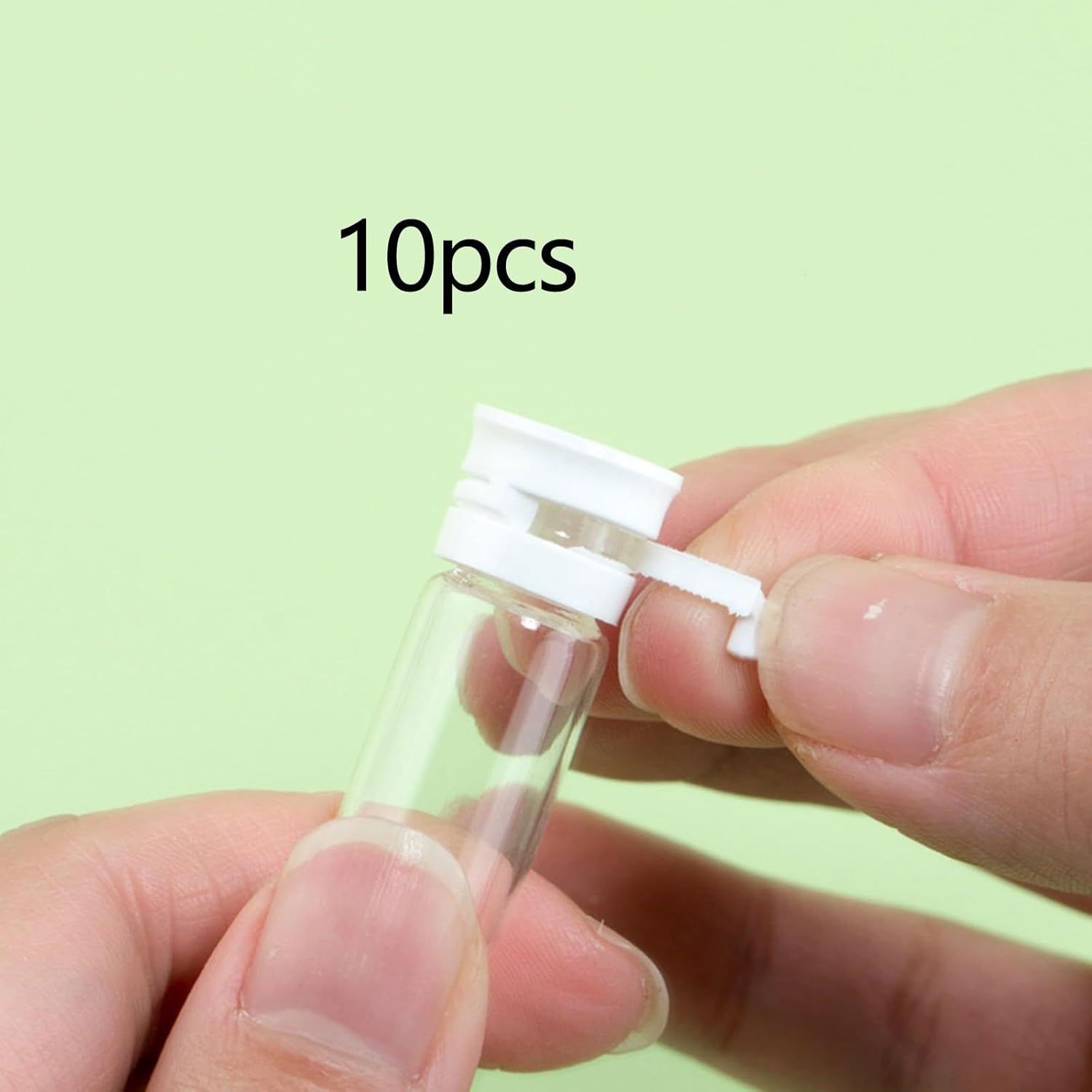Kokiya 10Pcs Mini Dropper Bottle 2Ml DIY Refillable for Cream Toiletries Makeup image number 2