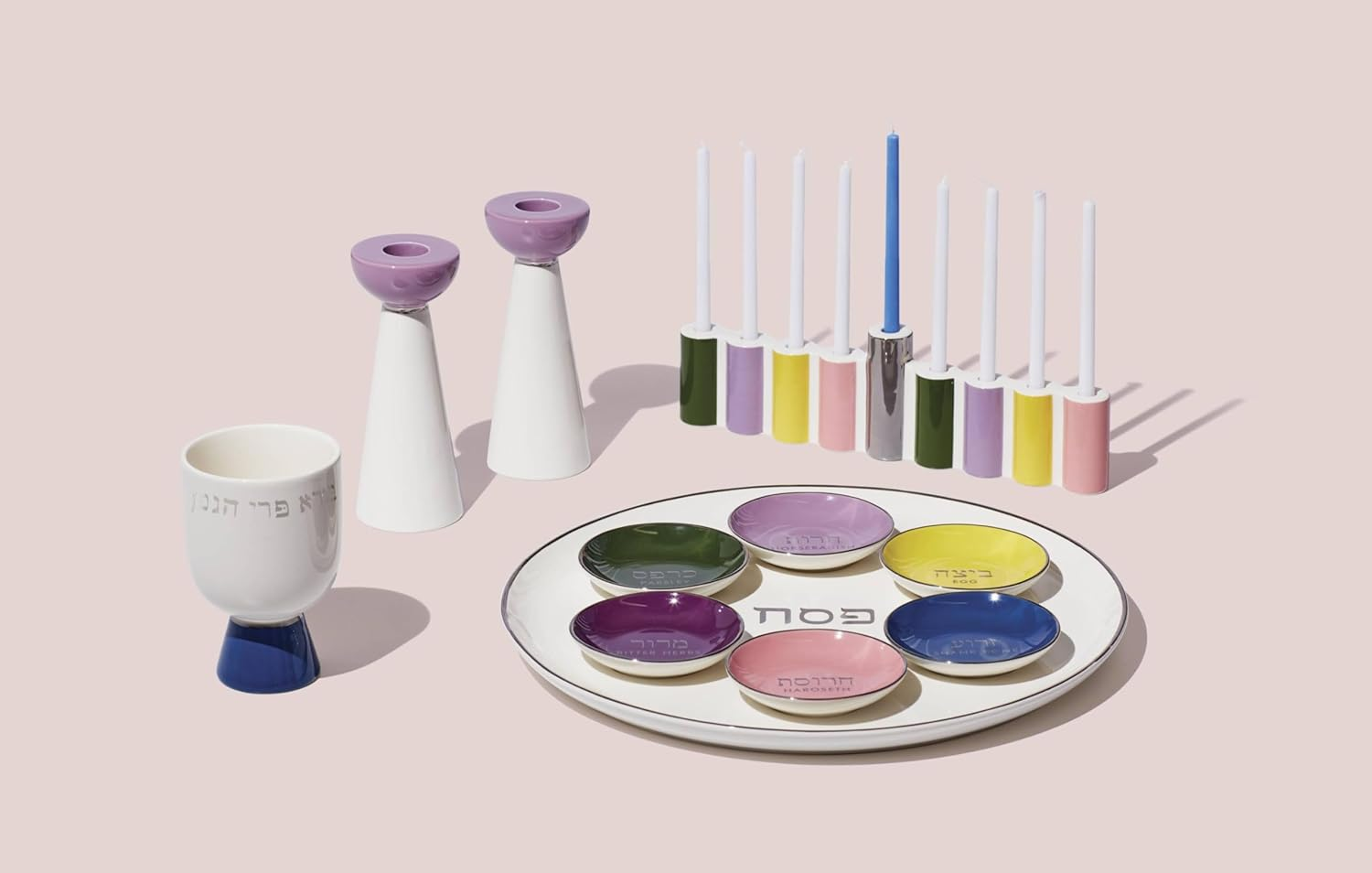 Kate Spade Oak Street Menorah, 1.25 LB, White image number 2