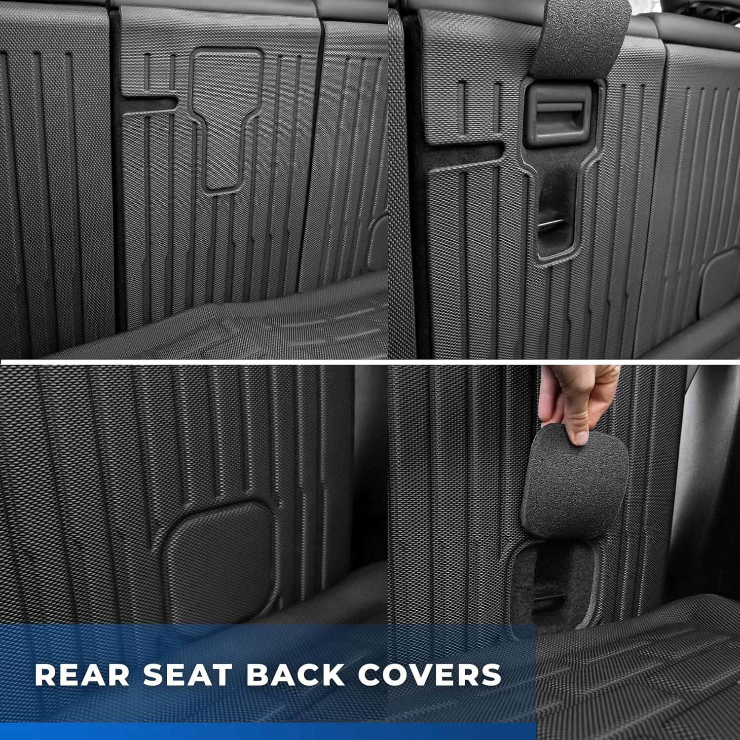 TESSERATI Juniper Tesla Model Y 3D Floor Mats Complete Premium Protection 9 Piece Set | 2025 Onwards Driver/Passenger/Rear Passenger/Boot/Frunk/Underboot/Fold down Seats (2025 Juniper Tesla Model Y) image number 1