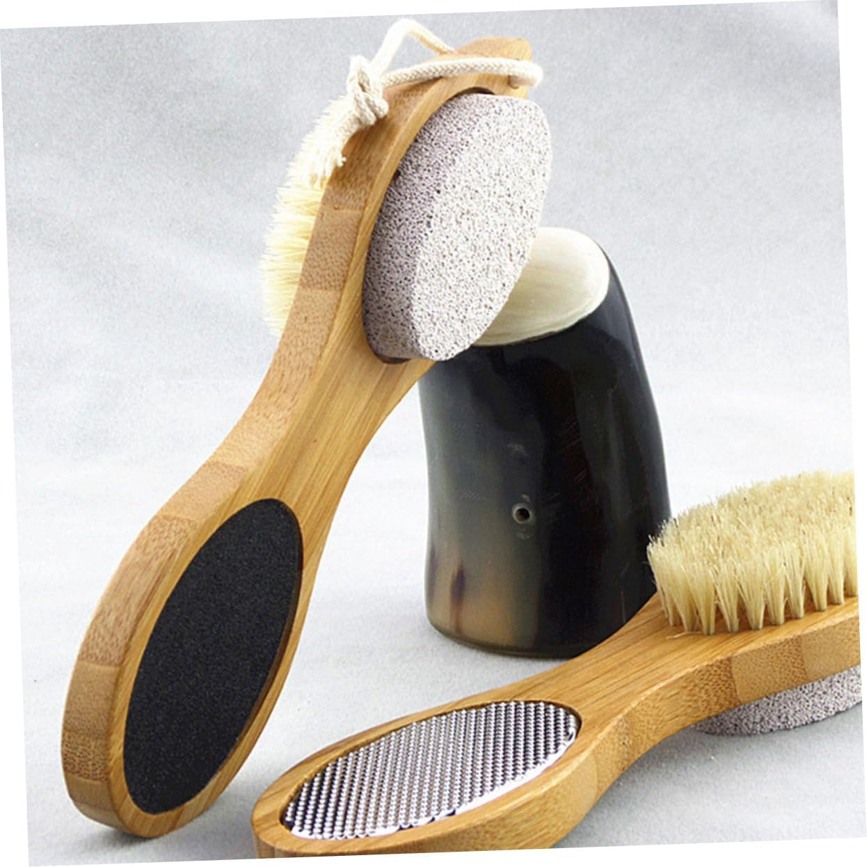 Minkissy 4-In-1 Foot Care Tool Set Pedicure File Callus Remover Exfoliating Scrubber for Foot Care Australia image number 5