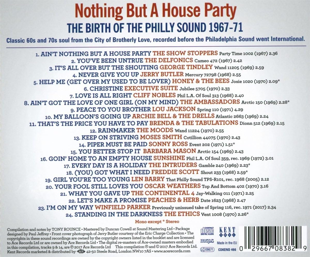 Nothing but a Houseparty Birth of the Philly Sound 196771 image number 1