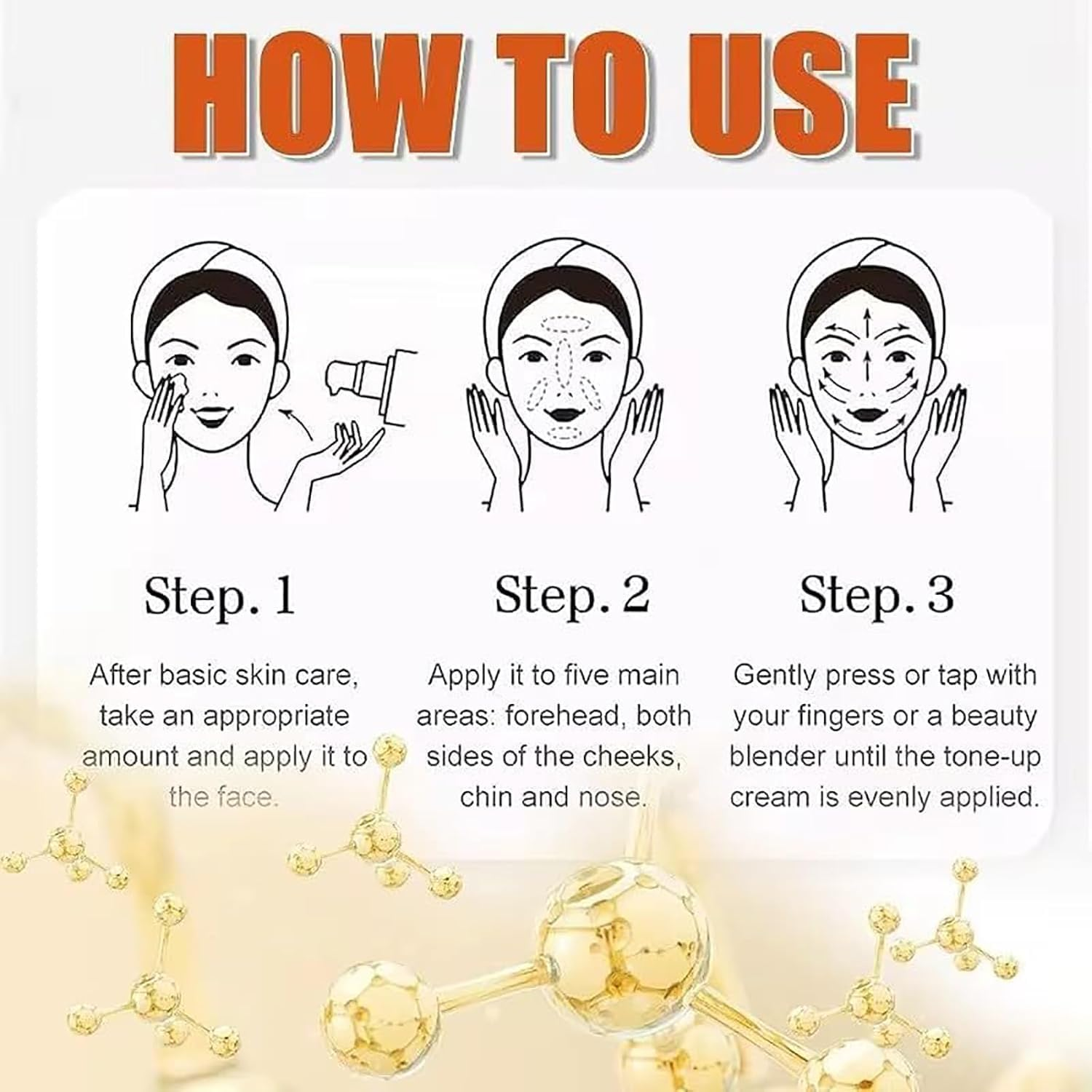 Swarous Makeup Cream, Swarous Vitamin C Makeup Tone up Cream, Five Vitamin C, Moisturizing Lady Plain Face Non Greasy for All Skin Types (2Pcs) - 1Pcs image number 7