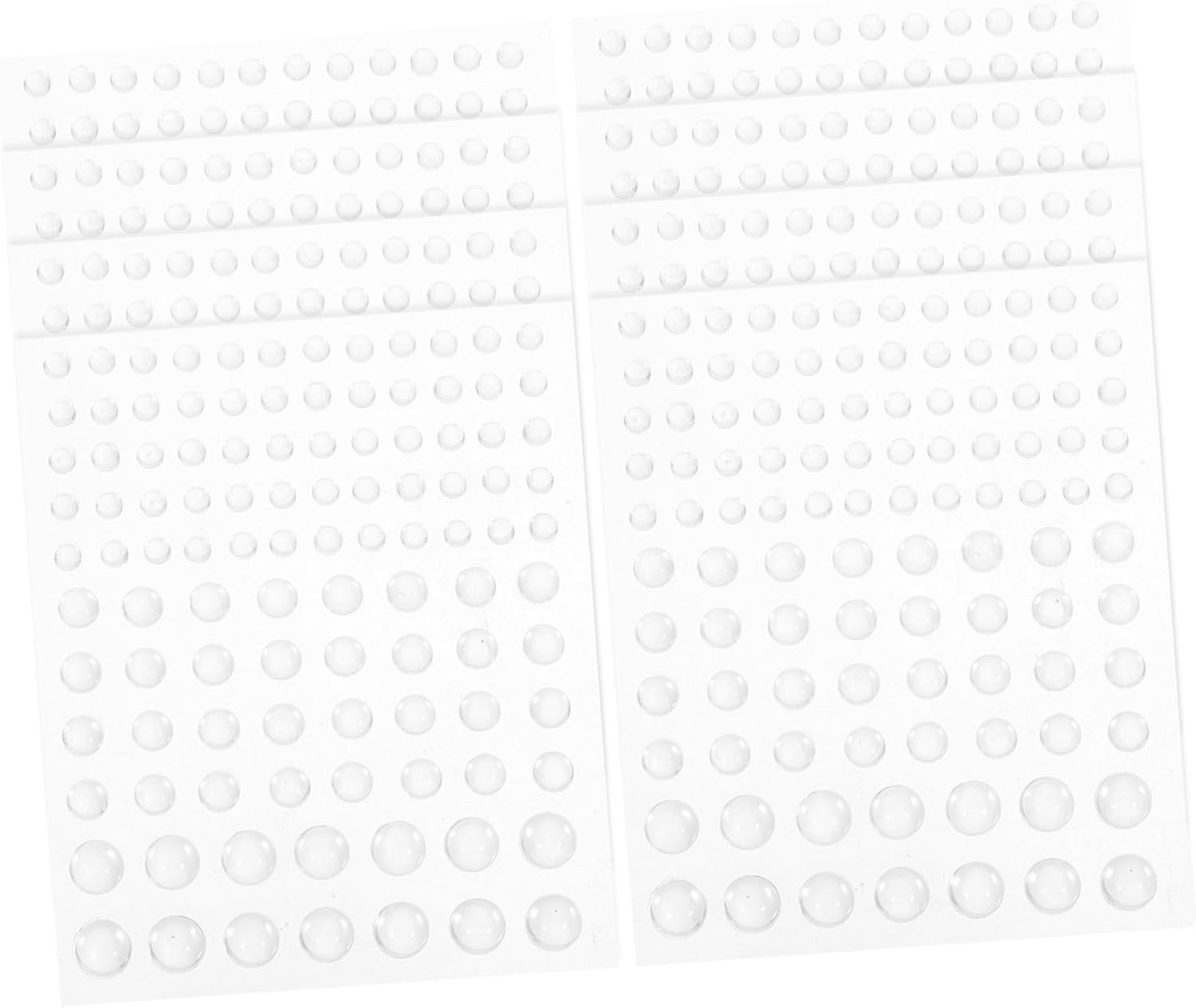 LALAFINA 32Sheets Dewdrop Dew Design Patches DIY Phone Case Patches Water Droplet Bead for Manicure Supplies Water Vase Filler Beads for Cards Dewdrops image number 4