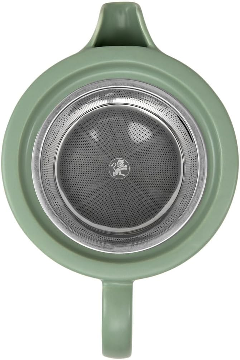 Maxwell & Williams Cafe Life Teapot with Infuser 500ML Seafoam Gift Boxed image number 2