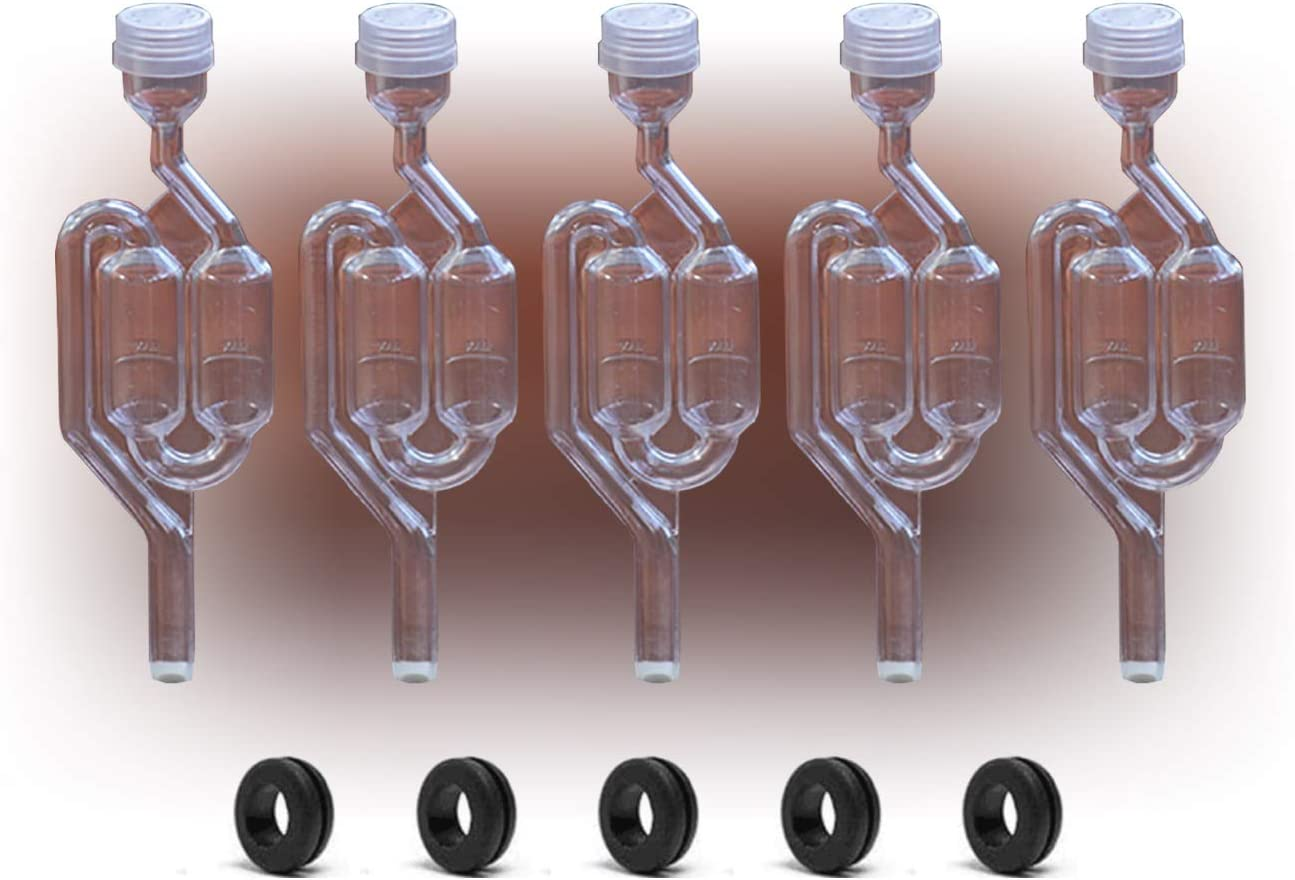 5 X Airlock S-Bubble Type with Free Grommets image number 6