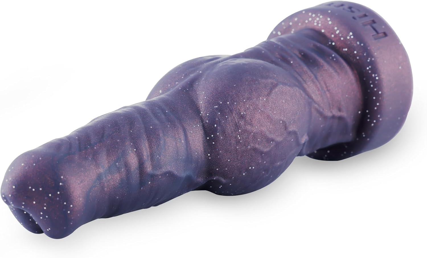 Hismith 7.25" Silicone Dog Dildo, 6.3" Insertable Realistic Penis with Kliclok System, Hands-Free Play Soft Sex Toy - Beginner Series image number 4