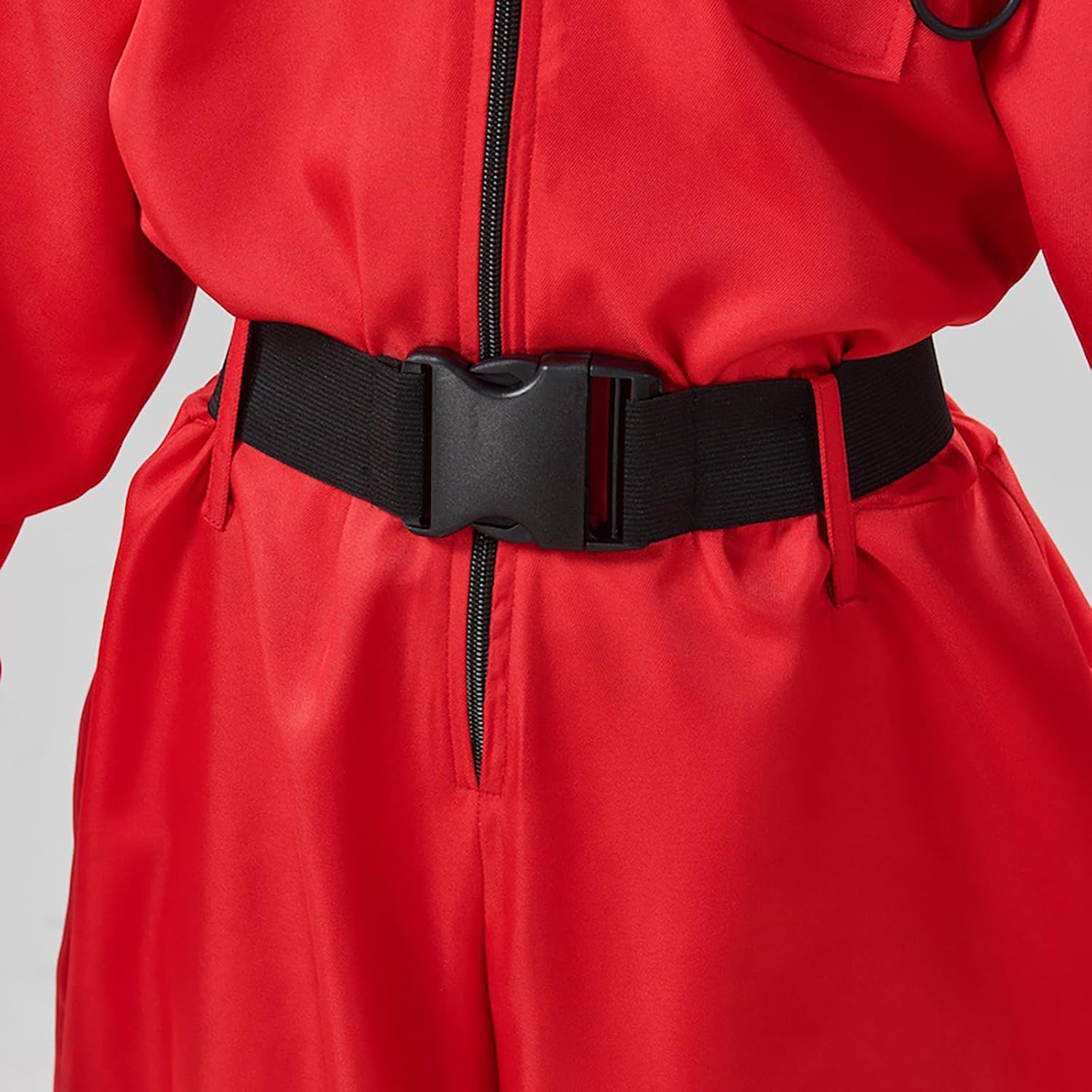 Red Jumpsuit Kids Carnival Casual Suit Set Halloween Cosplay Costume for Kids image number 6