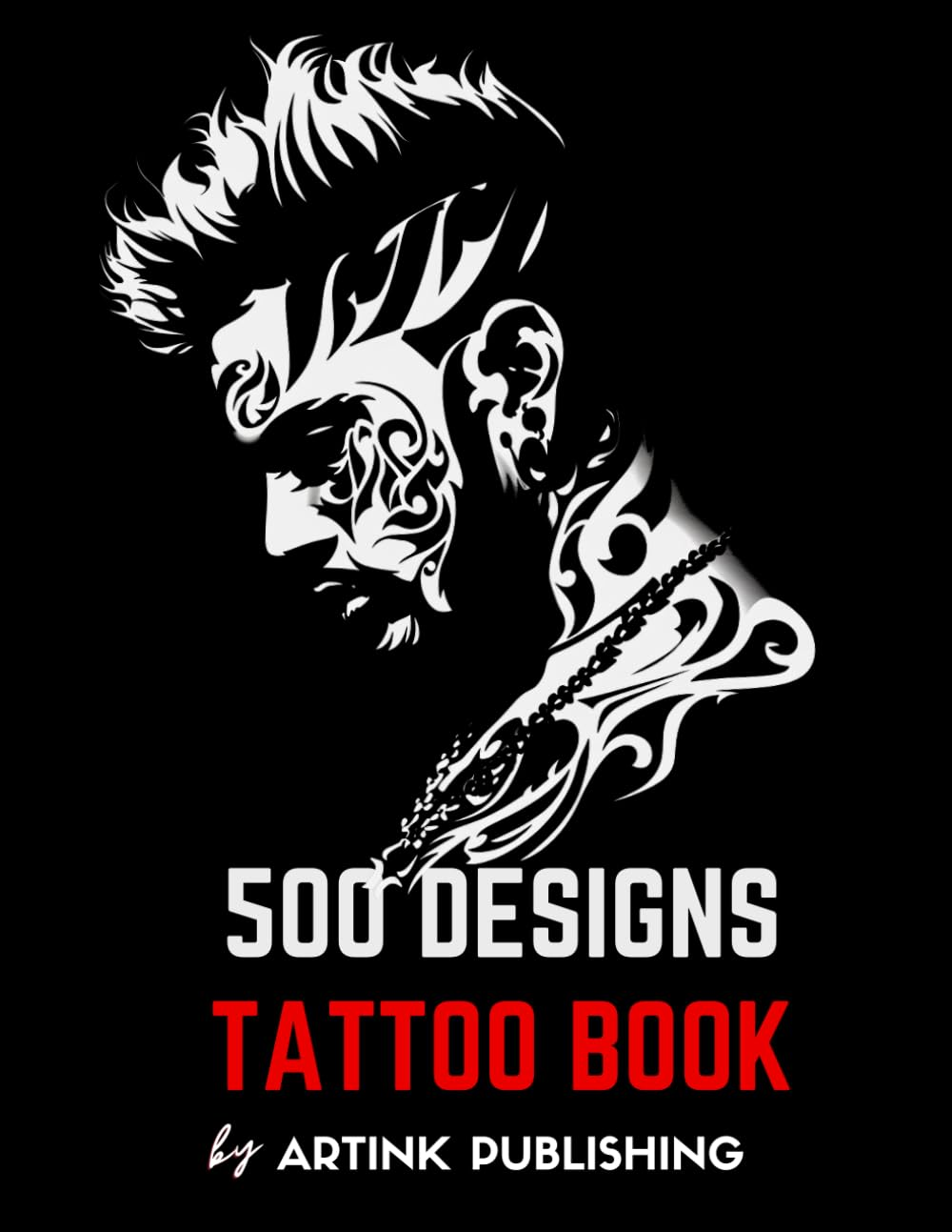 Tattoo Book: 500 Modern Designs and Ideas of Tattoo Art in Black and Gray Colors for Beginners, Real Tattoos, and Artists Professional Perfect for Adults, Men, Women, and Teens image number 2