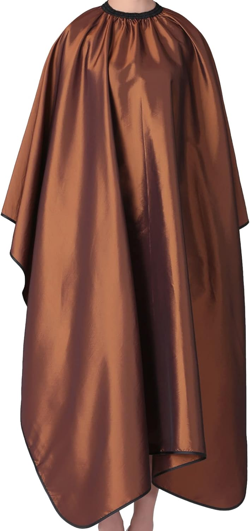 Professional Hair Salon Cape with Adjustable Metal Clip - Barber Shampoo Hair Cutting Cape for Stylists - 55 X 63 Inches (Wine Red)